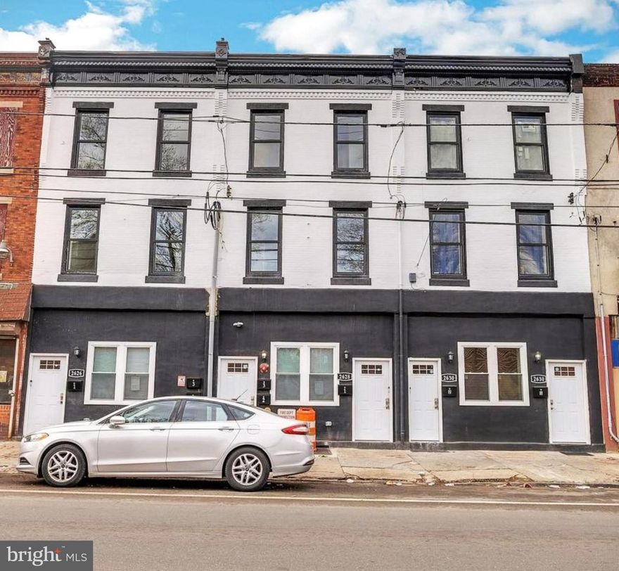 This trio of buildings boasts 8 units in all, completely renovated  in 2023, and consisting of  three side-by-side property lots (2626-triplex, 2628-triplex, and 2630-duplex), with 7 two-bedrooms and a studio apartment. 5 of the 8 units are presently occupied with the potential to bring in $13,000-$14,000/month when fully rented. True turnkey passive income, a wonderful addition to any rental portfolio. This is a unique investment in an area blossoming all around with new construction and condo developments, and great tenants in place. Modern finishes, sleek designs, custom built by Karbon Architects, a trio of 3-story buildings such as this is rarely offered.