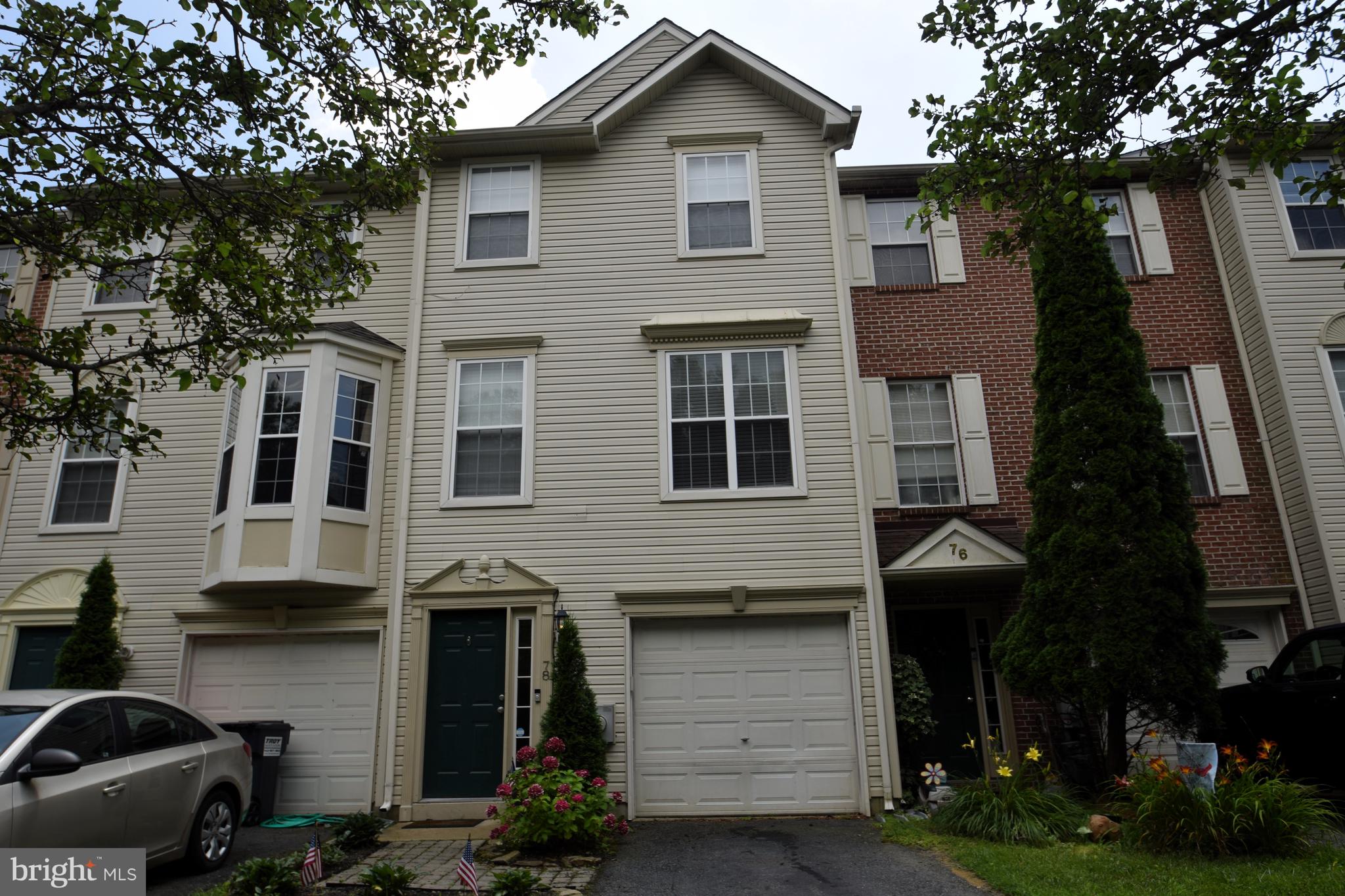 Welcome to Persimmon Creek in Elkton, MD! This charming Traditional style townhome offers 3 levels of comfortable living space. The main level features a spacious living room, kitchen with granite counters and built-in appliances, and a dining area with sliders to the deck overlooking the fenced back yard. Upstairs, you will find three bedrooms, including a primary bedroom with its own vanity area. The finished lower level provides additional living space and a convenient walk-out to the fenced yard, perfect for outdoor entertaining. Additional features of this home include central A/C, forced air heating, a one-car attached garage, and recent updates to the roof and air conditioner. Enjoy the convenience of being just minutes from Delaware, Elkton, I-95, the University of Delaware, and shopping opportunities in both states. Overflow parking is available just a few feet away at the end of the street. Plus, the added bonus of having Wawa coffee within walking distance makes this home a must-see! Don't miss out on this fantastic opportunity—schedule your appointment today.