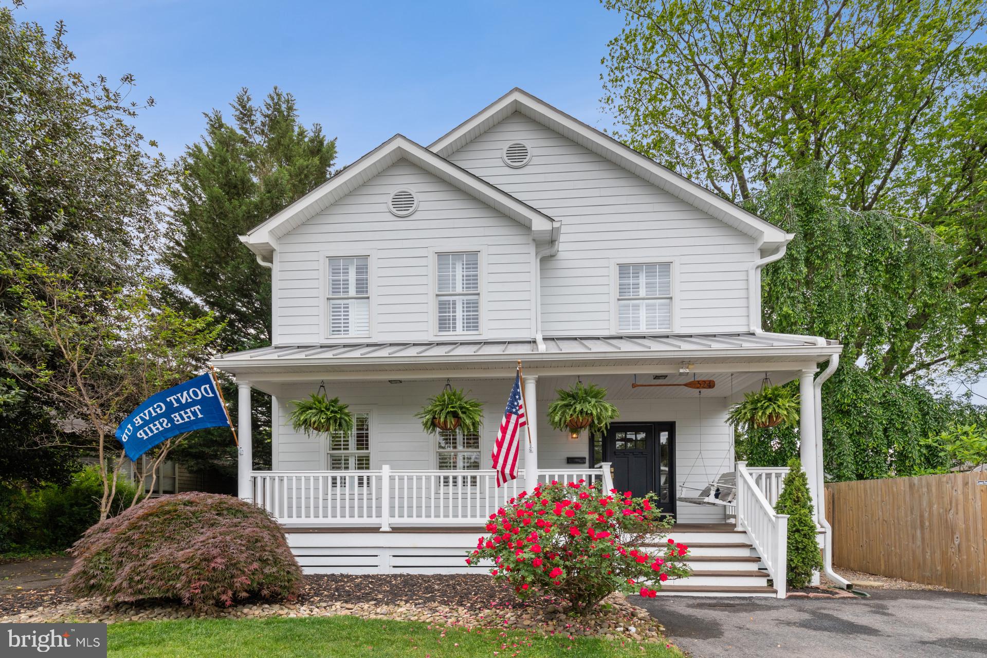 Welcome to 324 Adams St — a beautifully updated 3BR, 3BA
home in the heart of Eastport, just a short stroll from Spa Creek, downtown Annapolis, and
beloved neighborhood cafés, restaurants, and marinas. Enjoy open-concept living with a
center-island kitchen, stone countertops, and a fenced backyard perfect for relaxing or
entertaining. Vaulted ceilings in the primary suite, spacious secondary bedrooms, and a
finished basement offer comfort across all three levels. The lower level has space for a
potential fourth bedroom and bath. Thoughtful upgrades include high-efficiency HVAC,
updated bathrooms, coastal Hardiplank siding, expanded deck, fresh paint, finished
basement, and custom shiplap accents. Approx. 2,648 finished sq ft — pricing reflects
$600/ft. Off-street parking and a truly walkable Eastport setting make this a rare find.
