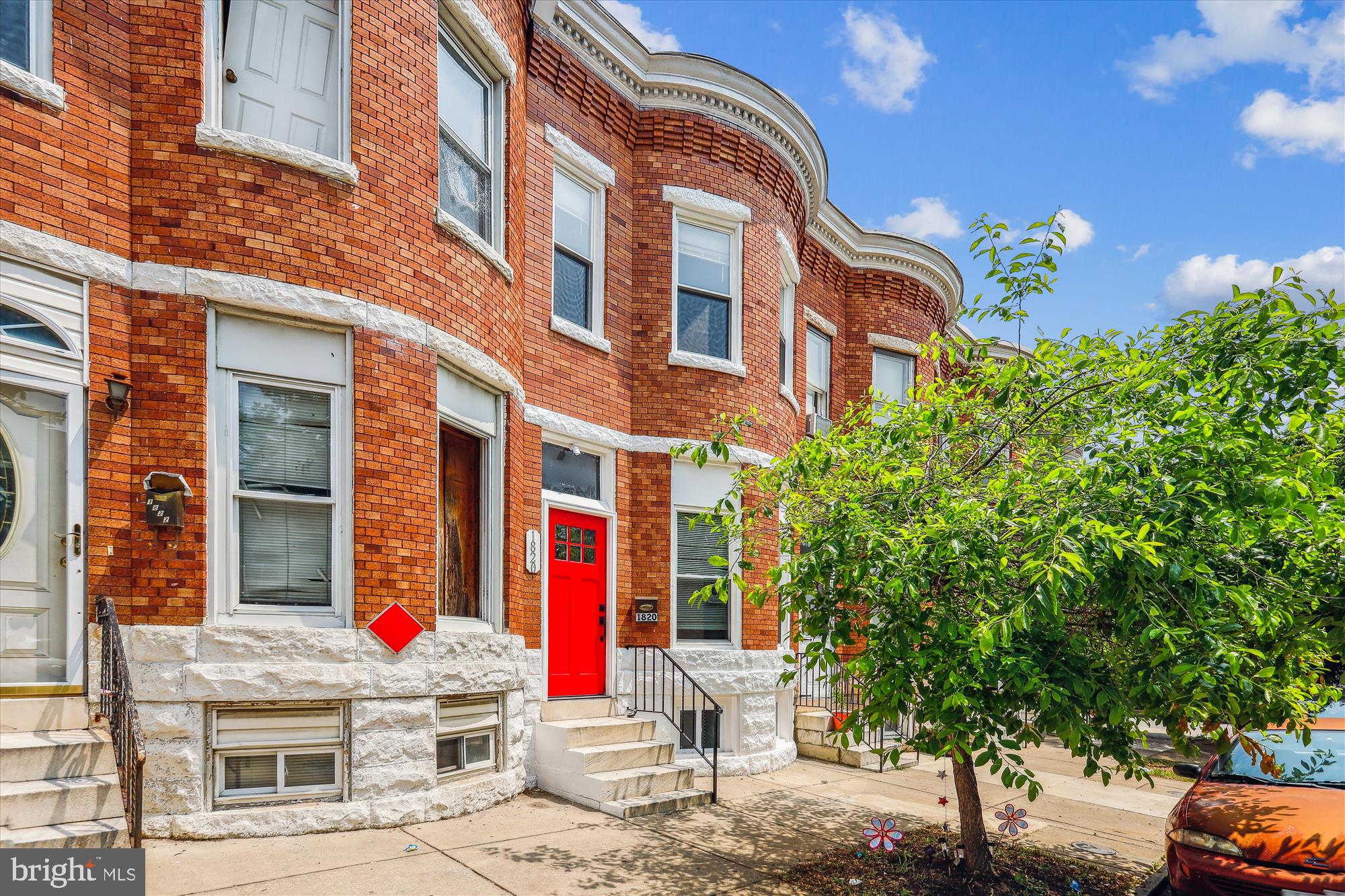 Welcome to this affordable priced beautifully remodeled 2025 Row Brick Townhouse with modern upgrades throughout!
This move-in ready home offers: