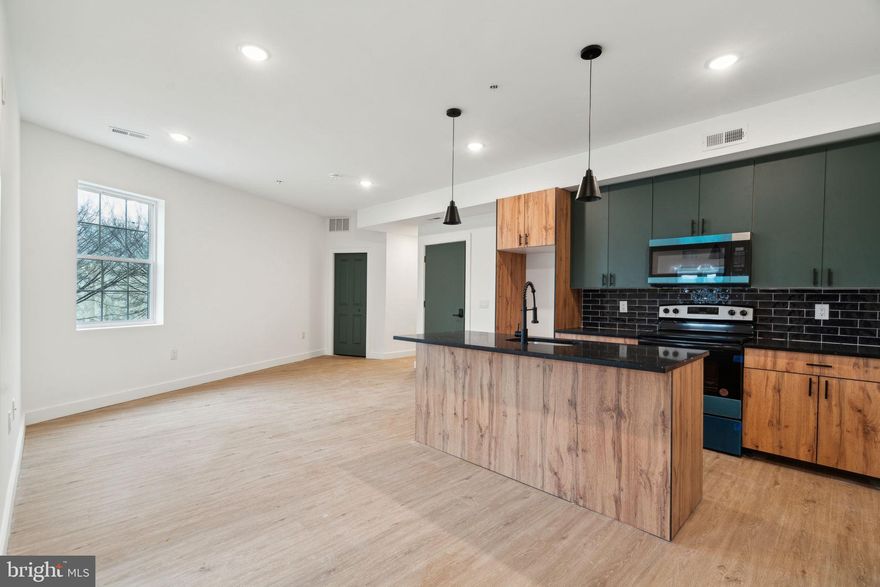 Be the first to live in this beautiful new construction  home! This unit features a spacious and open floor plan, great for entertaining guests. Hardwood oak floors throughout with a black quartz kitchen island and modern stainless steel appliances. Two large bedrooms with lots of natural light,  2 full baths, central A/C and heating, as well as a washer & dryer. This home is complete with a shared roof deck with views of the city.  Schedule your tour today!

Tenants are responsible for the following utilities: 
Water $50/mo flat fee (subject to change depending on the number of tenants)
Electric (based on usage) 
Gas (based on usage, if applicable) 
Internet 

Text the listing agent for a video tour!