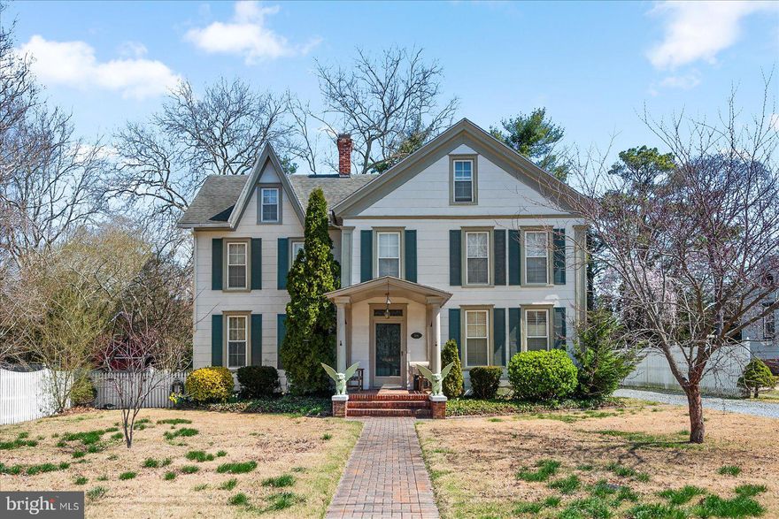 Do not miss out on this unique opportunity to own this 3 bedroom/2.5 bathroom historical home in beautiful downtown Snow Hill.  Original hardwood flooring throughout the home! The living room is perfect for hosting and has a lovely gas fireplace. Attached to the living room you will find a 3 season sunroom with plenty of light overlooking the back yard and garden.  Well maintained landscaping and gardens with a fully fenced in back yard. There is also a 2 car garage with a large workshop attached. The whole house has a back up Generac Generator. This home also has a two zone heating and cooling system. This home is being sold "As-Is" and unfurnished. There will be an auction in May to sell all the remaining items in the home. There is historic charm to be found throughout the home and it is even listed in the Snow Hill Historic Home Guide. There are endless possibilities to make this home into your own so make an appointment to  view it today!!!