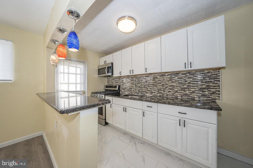 FOR SALE: This Completely Renovated  End Row house located in great neighborhood in Upper Darby Township. The house is conviviality located to public transportation, groceries and playground. The house just finish renovated top to bottom, From the brand new roof to finish basement and everything in between. you walk in to Enclosed front porch to living room, dining area & completely renovated kitchen with all new appliances and granite countertops . From the kitchen there is a deck for your BBQ Grill or just have a drink with family or friend.  In the second floor you find three nice size bedrooms with plenty of closet space and fully renovated hall bathroom. House has all new floor in the first floor, brand new carpet in the second floor and new tiles floor in the basement.  House has fully finished  walk out basement with a brand new full bathroom. Also in the basement you will find gas run heater and hot water heater. Fenced nicely done front and side yards. I would say it is a one of kinds. You must see the house. Make your appointment today!!!