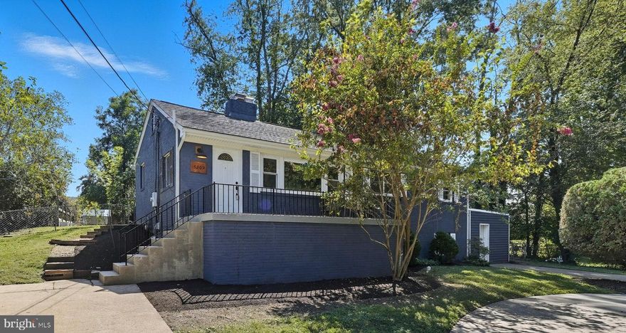 Nestled on a generous half-acre parcel near historic Mount Vernon, this beautifully updated single-family home exudes both modern charm and thoughtful design. The main level welcomes you with gleaming hardwood floors and a striking, brand-new eat-in kitchen that overlooks the expansive, fully fenced backyard—an entertainer’s delight complete with a deck tailor-made for summer barbecues. Upstairs, you'll find three generously proportioned bedrooms and two sleek, contemporary bathrooms, embodying comfort and style. Descend into the spacious lower level and discover a versatile layout featuring two distinct living areas, an inviting wet bar, a convenient full bathroom, and a flexible bonus room —ideal for guests or easily converted into an in-law suite with its own private entrance. A bonus storage room—once a garage—offers potential for reconversion. The home’s circular driveway ensures ample parking, while major updates like a newer roof (installed in 2014) enhance both value and peace of mind. Best of all, this home is just a short stroll to the Mount Vernon Country Club—so you can enjoy country club living without paying country club prices. Perfectly positioned near Fort Belvoir, Old Town Alexandria, shopping, dining, and major commuting routes, this home blends suburban serenity with unbeatable convenience.