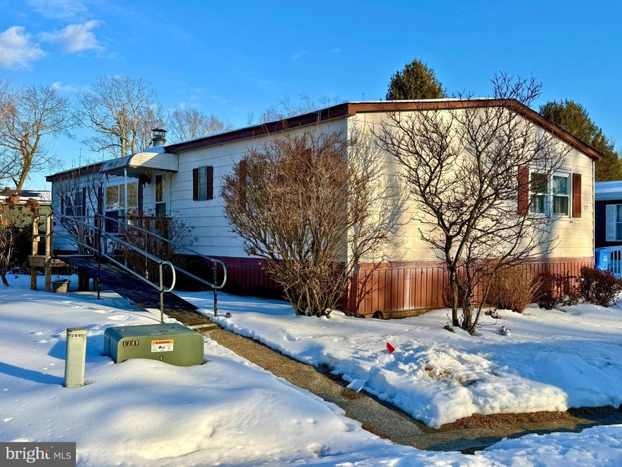 Welcome to Jackson Acres, a 55+ community! This spacious 3-bedroom 2-full bath double-wide offers a bright living room with fireplace, an oversized kitchen with abundant cabinetry and breakfast bar, and a private suite with walk-in closet and full bath. Private driveway and storage shed add everyday convenience. Enjoy community amenities such as a in-ground pool, clubhouse, sidewalks, recreational facilities, and off-street parking. Ideally located near Jackson Outlets, premier golf courses, the Jersey Shore, and major highways for easy access to shopping and commuting. A must-see opportunity!    

Sold As-Is. Monthly HOA includes lot rent, taxes, water, sewer, trash removal, snow removal on the roads, community pool and clubhouse. Buyer to get approved by association and must confirm HOA dues and tenancy fee at that time. Must be owner occupied. All measurements are approximate and not confirmed.