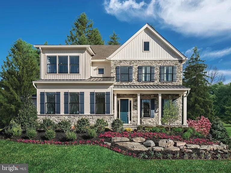 Welcome to 1003 Iron Works Road in Kimberton Glen. This is a must-see home where pictures simply cannot capture its intrigue. This luxurious 5-bedroom, 5-bathroom home will be available for lease on August 1st. Newly built in 2022, this home was once a Toll Brothers model home, with many fabulous, custom upgrades throughout! Access the front door from the paver walkway that leads to the slate tile front porch. The foyer/entry space is open and airy with a custom feature wall, and a handsome staircase with wood and wrought iron railing that leads to the second level. The entire main level has 9-foot-high ceilings, large windows, and wood plank flooring. There is a formal dining room just off the entry with custom built-in shelving and a beautiful linear chandelier. The open-plan kitchen and family area is large and features a modern design gas fireplace and bench seating. The gourmet kitchen is sure to please the most meticulous cook with its professional grade cooktop and high end appliances. The butler’s pantry will help you stay organized as you entertain guests. The kitchen is truly a show-stopper with two-tone cabinetry, a massive 12-foot island that comfortably seats 4, beautiful custom chandelier, stainless steel appliances including a 6-burner cooktop stove with separate wall ovens and refrigerator. Storage is no problem—the cabinetry extends to the ceiling and there’s even additional cabinetry on both sides of the kitchen island, as well as a walk-in pantry! Exit the slider in the kitchen to the fabulous outdoor living area. There is a large dining and lounge area under a pergola, an area for grilling, plus a built-in lounge with a gas fire-pit. Upstairs, you’ll find the owners’ suite bathroom has a large glass-enclosed shower area with bench, separate free-standing tub and floating vanities. There are 2 walk-in closets. The upstairs has a thoughtful floorplan, and 3 additional, large bedrooms that are carpeted, 2 more bathrooms, and a full laundry room. The lower level recreation space is also a knock out! It features a wet bar area, full bath, and plenty of space to entertain. The walk up stairs make it easy to access the fabulous outdoor space from the basement too. You will enjoy the extensive, illuminated landscaping: Retaining walls, pavers, plantings and more. 3 attached garage spaces with interior access. 1003 Iron Works has a premium Phoenixville location with easy access to all the vibrant downtown has to offer – shops, restaurants, breweries and walking trails. This home is truly unparalleled in its curb appeal, standout finishes and spacious floorplan. Schedule your showing today.