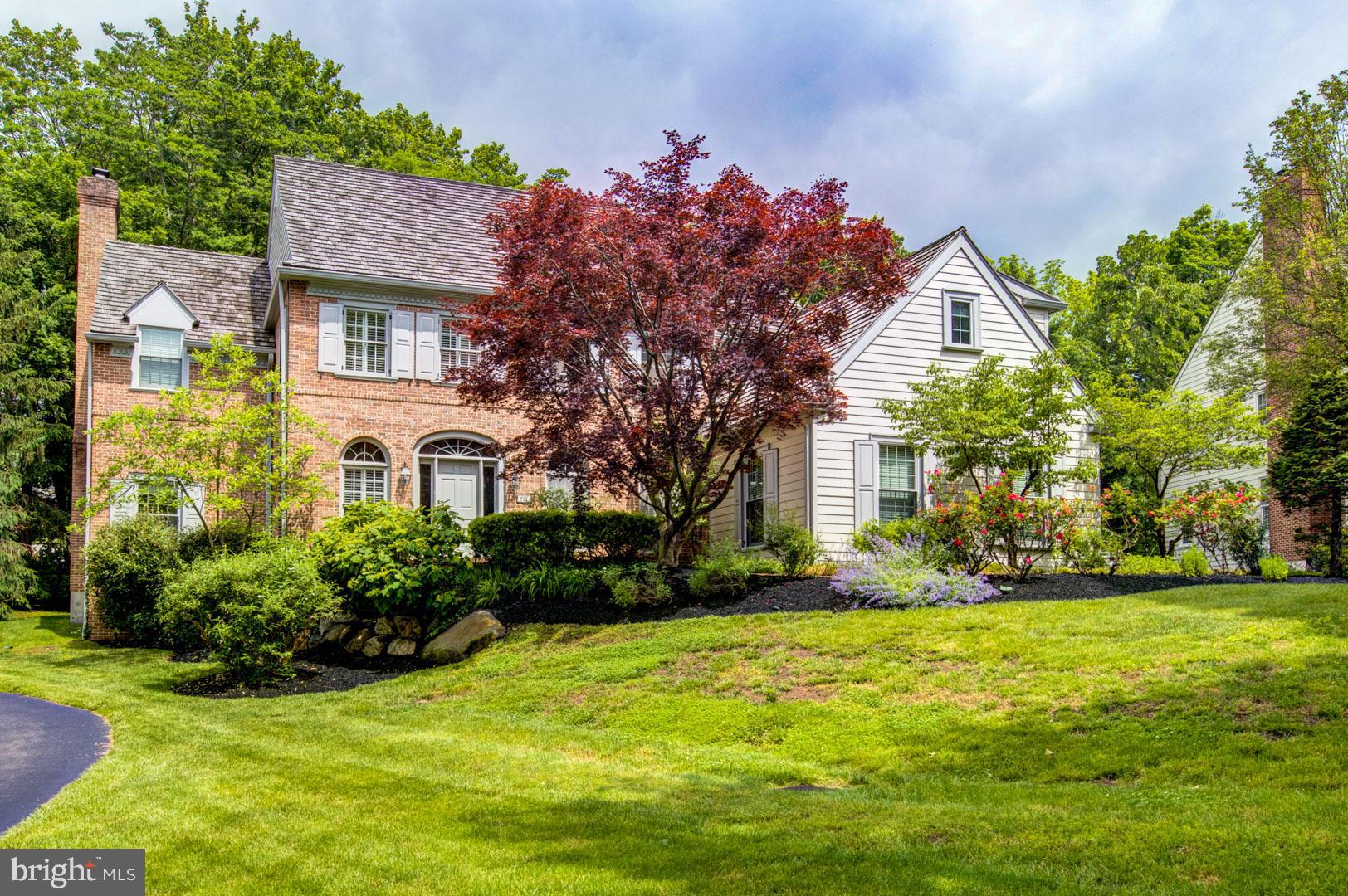 Exceptional new listing in the prestigious community of Longworth, built by Chip Vaughn and designed by Ann Capron! Quality craftsmanship, elegant millwork, functional layout! This lovely brick center hall colonial sits on a coveted cul-de-sac in the heart of the Main Line and proudly stands with numerous big ticket improvements including new Pella "Architect" windows and doors (2016), Hardie board cement siding (2016), new 50-year premium grade cedar shake roof (2013), and a new Carrier Infinity Air Handler (2018), making it almost maintenance free! It also offers an incredible layout with an open kitchen/family room concept, a fabulous study/home office, four sizable bedrooms, three full bathrooms, and two powder rooms, including a potential 5th bedroom (or gym!) in the expansive lower level! If you're looking for that perfect home in a beautiful setting with wonderful interior and exterior space, don't miss this opportunity! Other features include beautiful oak hardwood floors, two fireplaces, formal living and dining rooms, a butler's pantry, Kountry Kraft kitchen with granite counters and an island with seating, a large breakfast room, a vaulted-ceiling fireside great room, a first floor study with beautiful built-ins, finished lower level with a 2nd powder room, and plenty of custom closets! All three floors of living space offer a wonderful flow for active family living as well as large-scale entertaining! The property is well manicured and professionally landscaped with specimen trees and plantings and offers a flat rear yard ready for a new deck or patio! The convenient location is within just minutes to the towns of Bryn Mawr, Villanova and Wayne and is within close proximity to the R5 train and all major roads for commuting to the city or the airport! Award winning Radnor schools. Only RELOCATION makes this property available to you today!