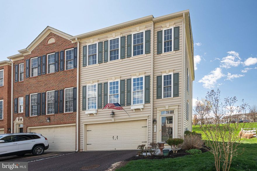 A fantastic end unit townhome in the desirable Coventry Glen community!  This home is in Owen J Roberts School district and East Coventry elementary school.  With three stories of living space, this home has ample room to spread out and live comfortably.  The first level has what could be used as a home office, gym or secondary living room with gorgeous built ins.  The second floor takes you to a delightful light filled living room with a nice sized dining room, powder room and large eat in kitchen.  This model features a bump out in the kitchen area adding useable space with an amazing wall of windows that look out over a large trex deck.  The third level has 3 bedrooms, 2 full bathrooms and laundry on this level.  The primary suite has a large walk in closet and bathroom equipped with a soaking tub, double vanity and stall shower.  The deck offers privacy and a nice open space view of the community.  Coventry Glen is just minutes from the Schuylkill river trail, canoeing and kayaking on the Schuylkill river.  Great places to eat out and enjoy local entertainment in both downtown Pottstown and Phoenixville.  A perfect location for commuting you are just a few minutes from 422 and route 100 which makes commuting much easier.