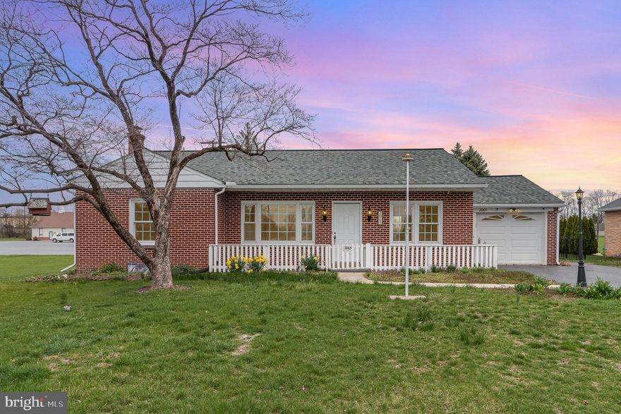 Completely Renovated Rancher in Mount Joy!
Welcome to 2065 Harrisburg Ave - a beautifully updated single-family rancher that perfectly blends modern style with cozy charm. This 3-bedroom, 1-bath home has been thoughtfully renovated from top to bottom, offering open-concept living flooded with natural light. Step inside to find freshly refinished hardwood floors, new Gardena marble tile, granite countertops, and sleek new hardware and fixtures throughout. The wall between the kitchen and living space has been removed, creating an airy, open flow ideal for entertaining. Every detail has been touched - from fresh paint and new electrical outlets to new vents, cleaned ductwork, and updated lighting.

Outside, enjoy a large, level backyard with an oversized shed perfect for your mower and storage needs. The deck has been removed to make way for a clean, open yard space, and a new light post adds a nice finishing touch. The roof is approximately 10 years old, giving peace of mind for years to come. Whether you're a first-time buyer or looking to downsize without sacrificing style, this move-in ready home is a must-see. Schedule your showing today before it's gone!