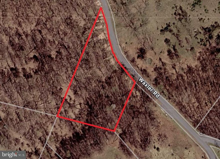 Rare opportunity to own a lovely wooded lot on Waxler Road.  Access comes directly off Waxler, with a rough driveway already cut in.  This is one of the few lots here that is NOT subject to Pinnacle Subdivision restrictions.