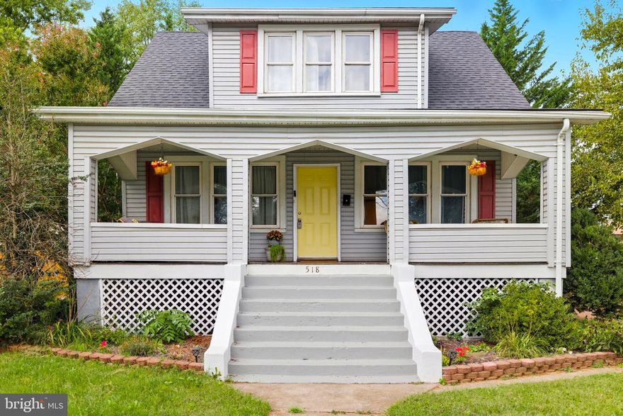 Listed below assessed value.  Seller is highly motivated.

This home welcomes you with a classic covered front porch perfect for morning coffee and friendly neighborhood chats. The 4-bedroom, 2-bathroom layout offers a blend of vintage charm and modern convenience in the heart of Front Royal. A spacious front yard, mature landscaping, and craftsman-style details create a warm first impression for potential buyers. This updated Craftsman-style home exudes character while boasting many contemporary improvements.  

Featuring a newer roof, HVAC & water heater.  All of the big-ticket systems have been recently replaced, providing peace of mind and energy efficiency for years to come.   Enjoy the precision of gas cooking with a newer propane stove, paired with updated stainless steel appliances.  Hardwood floors add warmth and character to each room, tying together the classic and updated elements of the interior.

Outside, the covered front porch and the rear deck greatly enhance the home’s livability. Enjoy morning coffee or evening sunsets on the front porch, and host summer barbecues or relax under the stars on the back deck. The flat yard is easy to maintain and offers a spot for gardening, play, or pets without overwhelming upkeep. Situated on a quiet street in the town of Front Royal, this property is close to local shops, dining, and parks – adding convenience to its list of perks. 

Don't Miss Out – Schedule a Tour: Combining classic appeal with modern updates, 518 Warren Ave is a true gem that offers the perfect balance of comfort, style, and peace of mind.  Schedule your showing today and experience the exceptional livability and value this beautifully updated home provides!

Home will be professionally cleaned after seller move out.