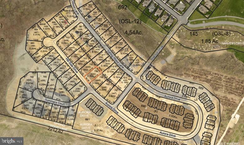 Townhouse parcel for sale in Cortland Park Development