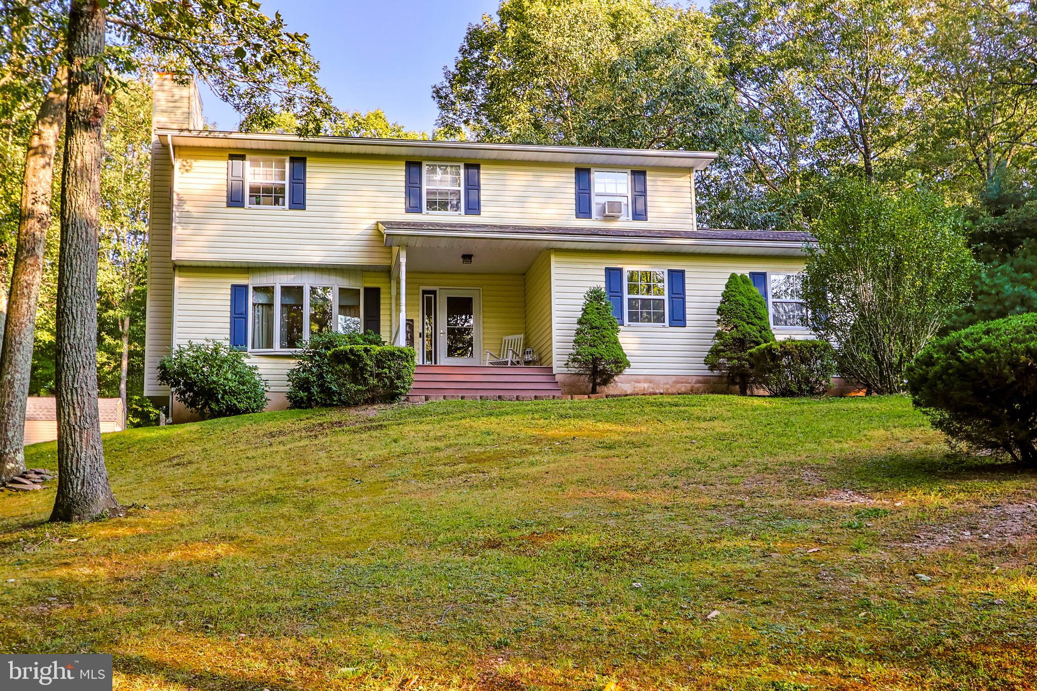 Situated in a quite neighborhood, this Colonial home is conveniently nestled in the PV school district. Boasting 4 bedrooms and 2.5 bathrooms, this residence rests gracefully on a sprawling 1-acre corner lot, complete with a circle driveway offering ample parking alongside the 2-car garage. The property exudes timeless elegance and warmth, highlighted by the striking stone fireplace in the living room, spacious rooms and a master suite with master bath. The open dining and kitchen area with direct access to the large deck offer a perfect space for gathering, while the expansive backyard beckons for endless outdoor fun. Ask how to receive a $2,000 lender credit towards closing costs or lowering your interest rate!