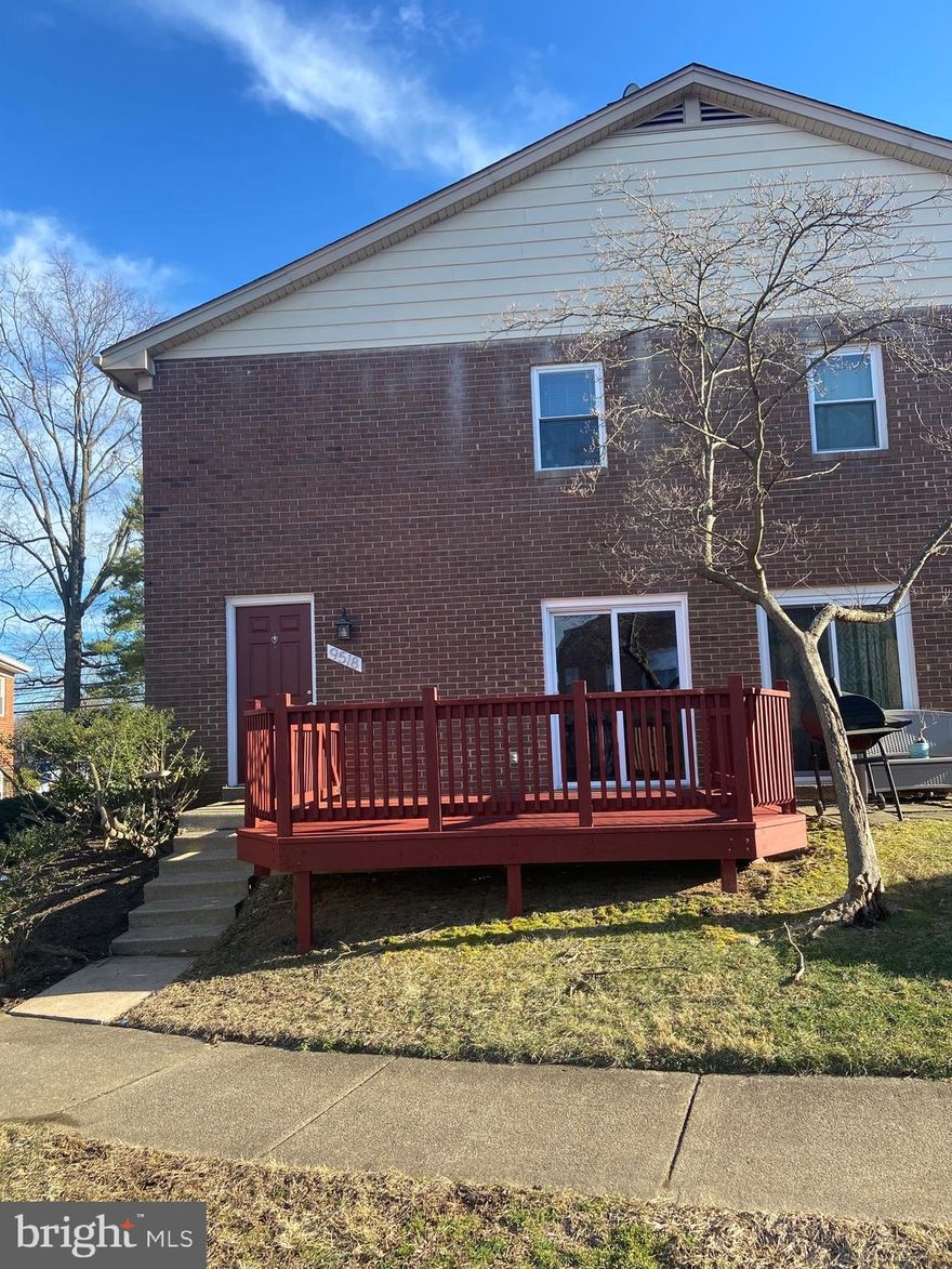 Welcome to this comfortable  and spacious end unit two-level townhome. Property offers two-bedrooms, one-bath home and large deck.    Upgraded kitchen and bathroom. Spacious floorplan with two generously sized bedrooms and natural light throughout the home. Primary bedroom has a large walk in closet. Newer HVAC system and water heater. This friendly  community offers pool, a well-maintained playground and plenty of parking. Conveniently located near shopping, dining, and major commuter routes.  Close to I-95 and Fort Belvoir.