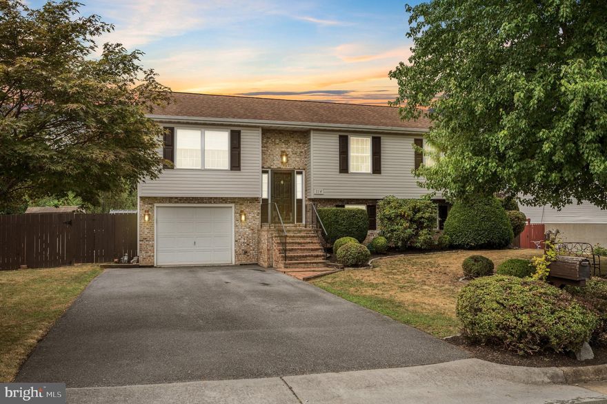 Welcome to 114 Covington Lane! This meticulously maintained home, offered for the first time, presents an exceptional opportunity in Winchester. Boasting over approximately 2,100 living sq ft, 3 bedrooms and 3 full baths, updated kitchen, and a large rec room, this residence is ideally situated for commuters, with easy access to I-81, Rt 7, and downtown Winchester.

The upper level, freshly painted in 2023, complements a host of recent updates including LVP flooring in the kitchen and foyer, granite countertops, and refreshed kitchen cabinets. Ample storage and counter space in the kitchen make meal preparation a breeze, while the adjacent dining room flows seamlessly into the spacious living room. The primary bedroom includes an ensuite bath, complemented by two additional bedrooms and a full bath.

The lower level provides versatility with a large one-car garage, full bathroom, laundry room, a generously sized Rec Room, and an additional large room suitable for an office or potential fourth bedroom with direct access to the patio - perfect for outdoor entertaining.

Outside, enjoy the fenced yard which includes an above-ground swimming pool (offered "as-is"), ideal for summer relaxation and gatherings. Two outdoor storage sheds provide ample space for tools and equipment, enhancing convenience and organization.

Additional updates include a new roof (approx. 2016), a new heat pump (approx. 2017), a water softener (approx. 2020), and a water heater (approx. 2021), ensuring comfort and efficiency for years to come.

Don't miss the opportunity to make 114 Covington Lane your new home in Winchester - schedule your showing today!