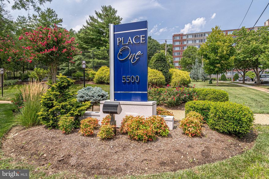 Must see views from this 3 bedroom, 2.5 bath, 12th floor condo in the highly sought after Place One Condominium high rise. The home feels like a hotel, facing the southeast to enjoy the morning sun, with the afternoon sun setting on the other side of the building. The owner has installed custom blackout shades in the owner’s bedroom suite if you are not a morning person. 
Renovated kitchen with stainless steel appliances along with a 53 bottle wine fridge.  The home has beautiful bamboo floors throughout and the bathrooms have been fully remodeled. There is a separate laundry room / storage room in the unit.  
The patio has plenty of room to allow for propane grills for barbecuing. Great views of the fireworks, pool and Holmes Run Park.