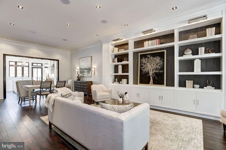 NEW LISTING & OPEN SUNDAY 6/11 1:00-4:00! An impeccable offering in Georgetown's East Village! Newly restored 4BR/4.5BA is an entertainer's dream + an architect's delight. Bespoke designer finishes + exquisite outdoor spaces, this home debuts a new premium standard of luxury living. Details reign supreme - cove lighting, waterfall counter tops, geometric tile baths, more! Off-site rental parking.