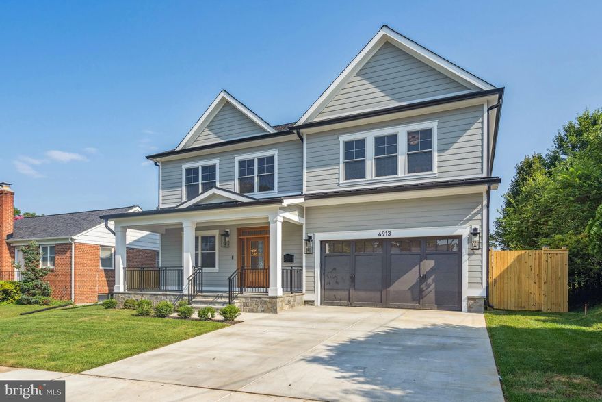 Welcome to 4913 Aurora Drive in Garrett Park Estates. A GORGEOUS BRAND NEW HOME IN GARRETT PARK ESTATES - KENSINGTON! This high quality new construction offers everything that you are looking for in your new home, including an open floor plan with great spaces and lovely finishes with attention to detail. You will enjoy and appreciate the high quality craftsmanship on 3 finished levels with approximately 4,829 sq. feet of amazing living space. This masterfully designed and built home provides ample formal spaces for entertaining and comfortable everyday living with high ceilings, pretty crown molding and generously sized rooms. Stunning white oak hardwood flooring on the main and upper levels, Anderson windows, custom light fixtures, a mudroom, a gorgeous primary suite with 2 sinks, a soaking tub and a beautiful custom shower, and an amazing gourmet kitchen are just some of the features that you will fall in love with. Upstairs you will enjoy a family room/home work room along with 4 bedrooms, 3 full baths, plus the convenient laundry room. The lower level offers a spacious great room with a bar, a game or play area, extra storage, and a guest/nanny/au-pair suite, and an area way exit to the rear fenced yard. Close to all of North Bethesda's restaurants, shopping, and parks! Easy access to all major commuter routes. Comfort, luxury and convenience - you will LOVE living in this beautiful new home!