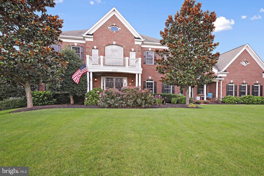 Stunning French Colonial situated on 3.19 fenced acres in sought after Wright Farm neighborhood boasting 7500+ Square feet. This former Model Home has an abundance of high end finishes and upgrades! Enter through the Grand Two-story Foyer with custom marble flooring, crown moldings, and beautiful dual curved staircase.  Entertain your guests in the Formal Dining Room leading into the Gourmet Kitchen with granite countertops, center island, breakfast bar, stainless steel appliances, gorgeous backsplash, built-in desk area, And Butler Station and Pantry. Sun filled spacious Family room with 2 story ceilings and stone gas fireplace. The Solarium offers even more entertaining space with tile flooring. Main level private office, and Living Room which could be used as a private Bedroom with a full bath! Upper level hosts 4 bedrooms; including the luxurious Master Suite complete with sitting room, 2 sided gas fireplace,  expansive walk-in closet, and private Bathroom with separate granite sinks, a large soaking tub and walk-in shower. Each additional Bedroom has their own private bath as well! The fully finished lower level is a dream! From gleaming hardwood floors,custom bar area, and game area to a private theater room - this is truly a Must See! This home also features TWO laundry rooms - Main level and Bedroom level. 3 car side load garage and large private driveway. The backyard hosts a large oversized custom deck and patio area, perfect for entertaining! *COMCAST XFINITY available* Great commuter location off of Route 7.