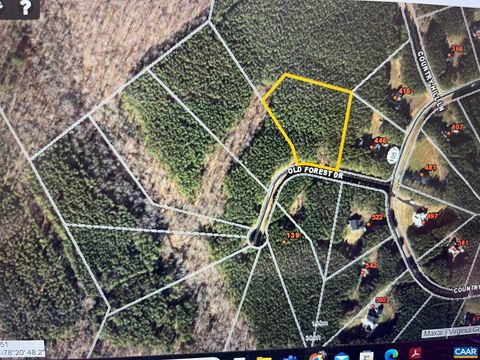 Vacant Land For Sale - LOT 61 Old Forest Dr Dr<br/> PALMYRA, VA 22963