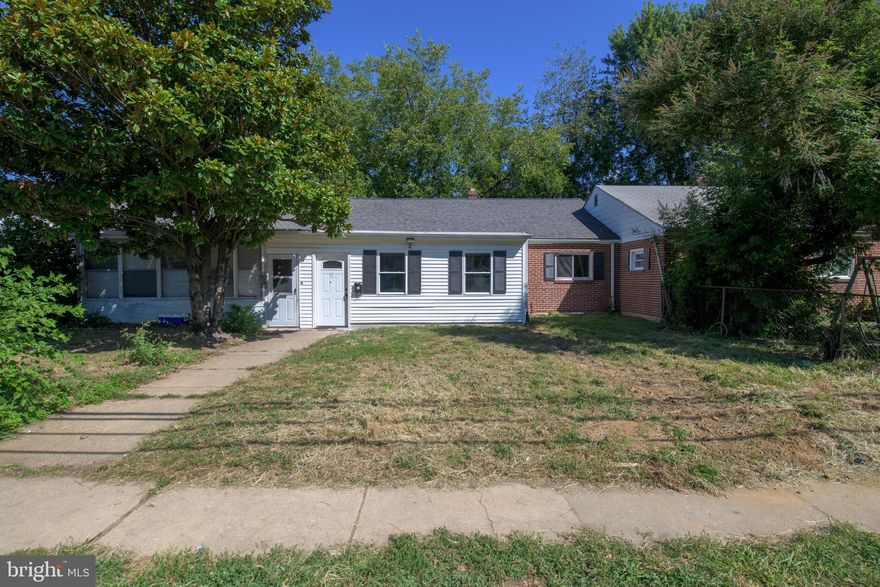 NO STEPS!! Beautifully renovated ranch home in a conveniently situated community of New Castle. This home was recently updated with new laminate wood floors throughout. Fresh, neutral paint. Cozy enclosed front porch. The spacious kitchen boasts new cabinets, countertops, and backsplash. Complete with new appliances. Renovated bathroom. Rear yard has plenty of space for a shed for added space. Close to shopping, restaurants, Rose Hill Community Center and I95 access. This property is being sold in as-is condition. Any inspections will be for informational purposes. Add this beauty to your next home tour!