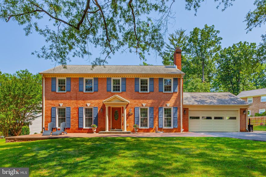 Open House Saturday June 28th (1-3pm) and Sunday June  29th (1-3-pm) - Welcome to one of the County's most popular and sought after communities of Flower Valley!! This exceptional five bedroom colonial sits on a quiet corner lot in the heart of the neighborhood! A bright and spacious main level floor plan holds a living room, separate dining room, relaxing family room, half bathroom, mud room, and a recently renovated gourmet kitchen! A large upper level holds four generously sized guest rooms, a beautifully remodeled hall bathroom with dual sink vanity, and an impressive primary suite with a stunning en-suite bathroom!  A full lower level (no crawl space) offers plenty of storage space, rainy day space, and potential for future finished recreation room! A pristine, fully fenced backyard holds a private patio, play-set, and excellent space for gardening! The owner's have made significant improvements during their time in the home including  the kitchen (2022), both upper level bathrooms (2023  and 2022), new windows (2022), hardwood flooring  (2022), new interior doors (2022), walk in closet organizer (2022), attic insulation (2021), fence (2022), backyard landscaping (2023), water line from street to house (2024), and interior and exterior painting  (2022)....Very few neighborhood's offer such a variety of activities and communal experience! Experience a vibrant community pool and tennis/pickle-ball club that offer regular events and summertime activities!  Find solace and escape to the trails of Rock Creek Park and sit lakeside at peaceful Lake Frank! Partake in recreational activities and picnics at Flower Valley Park and enjoy the convenience of a centrally located Flower Valley Elementary School! Area shopping, major commuter routes, and Red Line Metro are also all at your fingertips! Come quickly!