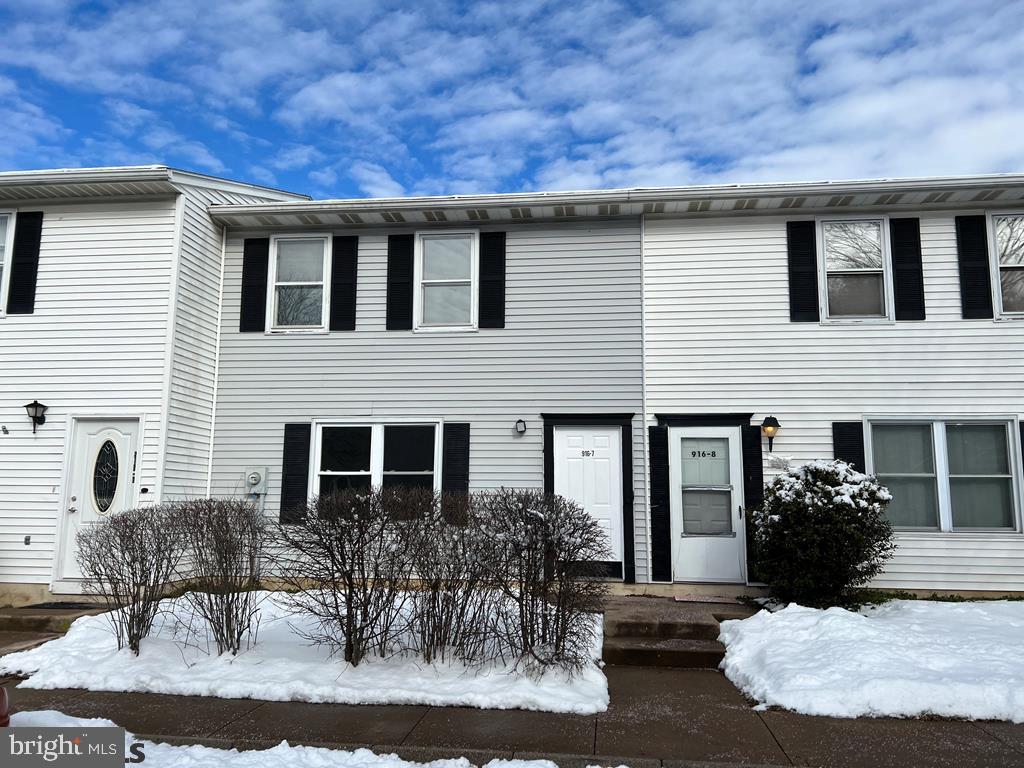 Great townhouse located in the Roundhay Court community, at the heart of State college with walking distance to YMCA, pools, bike paths, parks and on Cata bus route. This 2 bedroom, 1.5 bedroom house is freshly painted, with newly installed flooring and lots of natural lights. The first floor has a spacious living room, a large eat in kitchen with slider to back patio and storage, a half bath and laundry room. Upstairs there are two nice sized bedrooms and a full bath. One parking space is reserved for this unit.