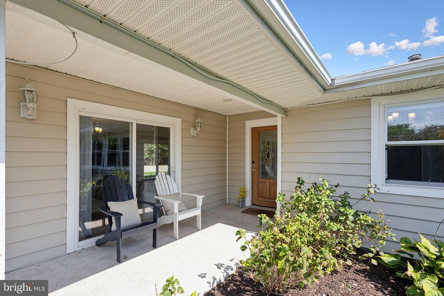 Welcome to 4815 Upland Dr, Alexandria, VA 22310. This single-level home, built in 1957, features a two-space driveway at the front. Upon entering through the front door, you'll find a spacious living room on the left, complete with a fireplace.

Adjacent to the living room is the kitchen, equipped with a built-in microwave, stove, oven, refrigerator with an ice maker, sink with a disposer, and ample cabinet space. The kitchen also includes a wine shelf, a hidden washer and dryer, and a sliding door that leads to the back patio, backyard, and pool.

Next to the kitchen is a versatile room that can serve as an office space/dining area. The home offers three bedrooms and two bathrooms, including a master bedroom with a bathroom featuring a separate shower, soaking tub, and dual sinks. The master bedroom also includes a walk-in closet and a sliding door that opens to the front yard.

The property is surrounded by a private fence, with a garden, pool, shed, and storage areas.