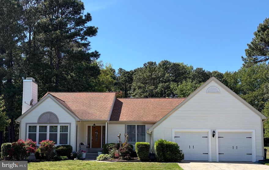 Built as a model for the neighborhood, this 3-bedroom, 2-bath Rambler will have you checking off your search boxes! Located on a quiet-cul-de-sac street in desirable Breton Bay, this lovely home includes more than 3,000 sq ft of living space and plenty of storage, too. Attractive landscaping greets you on your way to the welcoming front porch. A custom-glass front door leads into a spacious foyer, and main floor that features solid Oak hardwood flooring. New windows flood the the roomy formal living room with natural light, and the space centers on the warm hearth & wood-burning fireplace. Serve guests in the formal dining room, or head to the open kitchen/family room for more informal gatherings. Soft-close-Oak cabinets and drawers, Granite counters, wine rack, pull-out shelves, an island w/ breakfast bar, and NEW refrigerator make this kitchen any cook's delight! When the temp is right, head out the back door and enjoy meals on the screened porch. The flat yard backs up to trees, and is perfect for fun & games with plenty of room to play! Let Fido play, too, as the property is surrounded by an invisible fence. Three spacious bedrooms on the main floor make one-level living easy. The Primary suite includes double walk-in closets, and an updated bath with warm Cork flooring, soaking tub and tiled shower. An updated hall bath w/ tiled tub & shower, and convenient laundry/mud room complete the main floor. Head down to the lower level, and envision how you will use the large rec room! Natural light from two large windows shines on a space that can fit game tables, big screen TVS w/ seating, fitness equipment, or all three! An additional bonus room makes for a quiet retreat, a great home office, or gamer/media room. Unfinished space allows for all your storage needs.  A 2-car garage keeps the cars clean, and a backyard shed helps keep it tidy. There are generator & RV hookups, and for added peace-of-mind, the HVAC system & water heater are 5-years young! The Breton Bay community features a waterfront park with beach, fishing/crabbing dock, picnic areas and playground. A public 18-hole golf course w/clubhouse offers memberships that include tennis and pool. Great amenities, Leonardtown schools, near shopping, restaurants, and main commuter routes... this home is one that you will not want to miss. Request a showing today!