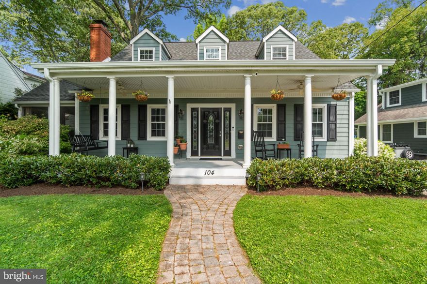 Welcome to this meticulously renovated Cape Cod, originally built in 1950, where classic charm meets modern elegance. Located in Olde Severna Park, one of Anne Arundel County’s most sought-after water-privileged neighborhoods, this property offers a rare chance to experience the best of Severna Park living, surrounded by natural beauty & modern conveniences.  This elegant residence offers a harmonious blend of timeless design, modern amenities & captivating outdoor spaces.  The vibrant flower beds & mature trees create a serene environment that complements the architectural charm of the home. A stately front entrance & large welcoming porch provide a warm introduction to the property.  Step through the leaded glass front door into the large open foyer, adorned with hardwood floors & custom moldings throughout.  The living room invites you to unwind by the wood-burning fireplace, accented by custom moldings, with a door leading to the screened porch. Enjoy the tranquility of the screened porch, featuring a Southern haint blue beadboard ceiling, a ceiling fan, & inviting natural light.  Entertain guests in the formal dining room, boasting chair rail & picture frame molding, design-inspired lighting, & interior shutters. Adjacent, the butler's pantry with granite countertops, ample shelving & walk-in pantry offers a seamless transition from the formal dining room to the kitchen. Discover a kitchen designed for both functionality & hospitality in this home. Equipped with granite countertops, a roomy island with seating, & stainless steel appliances including two wall convection ovens, a gas range with convection oven & a built-in microwave, it's perfect for cooking and entertaining. Enjoy the view of the backyard from the large sink, adding to the kitchen's allure & practicality. Experience the ease of an open-concept layout, seamlessly integrating the kitchen, dining area & family room. The dining area features a pair of glass sliding doors opening onto the large bluestone patio in the backyard. The cozy family room boasts built-ins, a ceiling fan & an exterior door leading to the side of the house.  A main-level suite with a quaint ensuite bathroom, preserved from the original home, pays homage to its 1950s style with thoughtful nods to the era. The foyer leads to a powder room and a mudroom offering extensive custom built-ins and storage, keeping belongings organized and accessible. Ascend to the upper level and discover a spacious landing including a convenient laundry area. The primary suite boasts a beadboard ceiling, ceiling fan, two dormers & two walk-in closets. The ensuite bathroom features a tile floor, a tiled shower, a jetted soaking tub, and a  granite-topped double vanity with storage, along with two built-in storage cupboards. Bedrooms three and four both have spacious closets & are connected by a shared bathroom with a shower/tub & two sinks.  Large fifth bedroom is well suited as an office or nursery. Descend the stairs to the finished basement, offering endless possibilities as a recreational area with extensive storage.  Outdoor living is equally inviting, with extensive landscaping, hardscaping & 12v landscape lighting enhancing the fully fenced backyard. Two gates provide convenient access, while a storage shed offers additional storage solutions. Relax on the large bluestone patio with a pergola adorned with yellow jasmine, creating a picturesque retreat for outdoor enjoyment.  Conveniently located near schools, library, B&A trail, as well as shopping, dining & entertainment options. Just half a mile from the community beach, where OSP residents enjoy exclusive access to numerous amenities.  Features include pavilion, clubhouse with indoor bathrooms & outdoor shower, 2 piers, moorings & piling slips, a playground, kayak & dinghy storage, netted swim area, & community events, making it a truly desirable waterfront destination. Note: There is an additional fee to join OSPIA to gain access to these amenities.