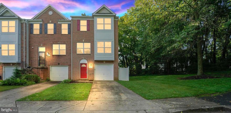 ****Opportunity Knocks!!!****Exquisite End unit 3 level Brick front townhouse ready for you!  This house has it all: Kitchen with Granite countertops, SS Appliances, Hardwood floors in dining area***Breakfast room with access to the Deck***Spacious Living room with full of sunlight***Family room with access to the fenced backyard***Main Bedroom with walk-in closet + full bath**Recent Upgrades to include Freshly painted**Close to all shopping needs and major highways!