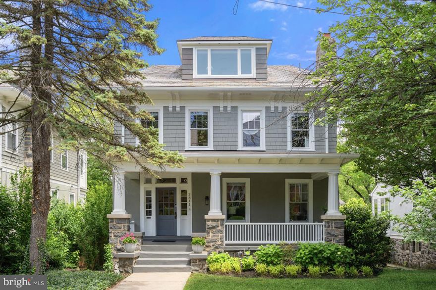 Welcome to this architecturally distinctive home in the prestigious Observatory Circle neighborhood. A charming front porch leads into a beautifully updated, light-filled interior featuring gleaming hardwood floors and an open layout with a spacious living room, family room, formal dining area, and a modern kitchen that flows seamlessly onto a large rear deck—perfect for entertaining.

With 7 bedrooms and 5.5 bathrooms, this expansive residence features a fully finished lower level that opens to a covered flagstone patio, providing additional space for relaxation or entertaining guests.

Additional features include two off-street parking spaces accessible via the alley and excellent proximity to major landmarks such as the National Cathedral, the White House, Union Station, and Reagan National Airport (DCA).

Experience sophisticated city living in one of Washington, D.C.’s most exclusive neighborhoods.