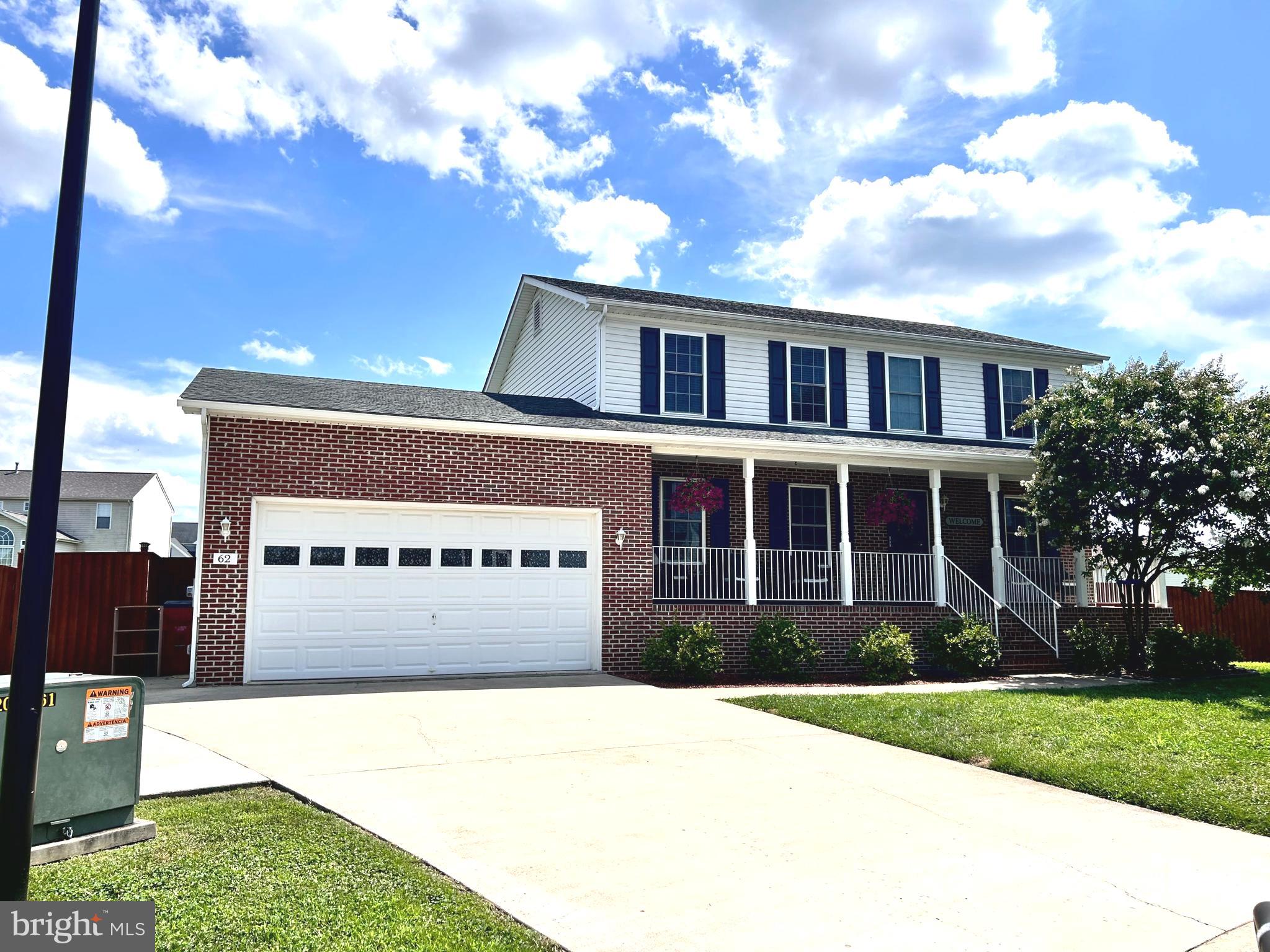 Welcome to this warm and inviting 5 BR 3 1/2 BA home located in Morning Dove Estates in South Berkeley County in Musselman school district. Perfectly blending comfort and function, this home is nearly 3000 square feet! You will love the bright country kitchen with newer appliances and a seamless flow into the dining area, which is ideal for every day meals or holiday gatherings. A traditional layout offers a cozy den or music room (could be formal dining) just off the main foyer. Nicely sized living room is located directly off the foyer as well. Upstairs, all four bedrooms are impressive in size and offer tons of natural light. The finished lower level is a fun-lovers dream, set up as a game room with ample space for entertaining and plenty of storage for life's extras. There's also another bedroom in lower level that is perfect for multi-generational families who would want a separate space for a loved one. Complimenting the bedroom is a full bath in lower level with walk-in shower! Step outside to enjoy a private, fenced backyard complete with large deck, play area, fire pit and space to place a garden if you so desire. With a 2-car garage and thoughtful updates throughout, this home offers the perfect blend of classic charm and modern convenience and ready to welcome new memories for years to come. The attention to detail and meticulous upkeep, this home will certainly impress. You owe it to yourself to take a look. Please schedule your appointment today and see this stunning colonial home.