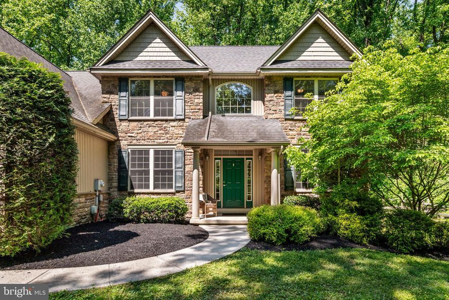 Drive through the tree-lined streets of this secluded home sitting on approximately 5 acres. As you enter this beautiful home step into the two story foyer with hardwood floors that lead you to the spacious eat-in kitchen with stainless steel appliances, an island for extra prep space, and a pantry for ample storage. The french door off the kitchen leads to a delightful deck with a charming pergola, overlooking the fenced-in yard, making an ideal spot for outdoor entertaining. The kitchen is open to a family room with plush carpeting, vaulted ceilings, and a cozy propane fireplace, creating the perfect ambiance for relaxation and gatherings with loved ones. Off of the kitchen is a formal dining room, a great space for hosting intimate dinner parties or holiday gatherings. To the right of the main entrance, you'll find a cozy formal living room, while to the left, an elegant office with French doors awaits, perfect for remote working. The main level also boasts a powder room for guests, a convenient coat closet, and the laundry room provides easy access to the attached 3 car garage. The upper level is home to four bedrooms, including a luxurious primary bedroom with a comfortable sitting area, a generous walk-in closet, and a spa-like bathroom featuring a double vanity, a walk-in shower, and a soaking tub for ultimate relaxation after a long day. The unfinished basement with 8’ ceilings and walk out offers endless possibilities for customization and expansion, allowing you to create the space of your dreams. Don't miss the opportunity to make this exquisite property your new home sweet home. Schedule a showing today to experience all this property has to offer!