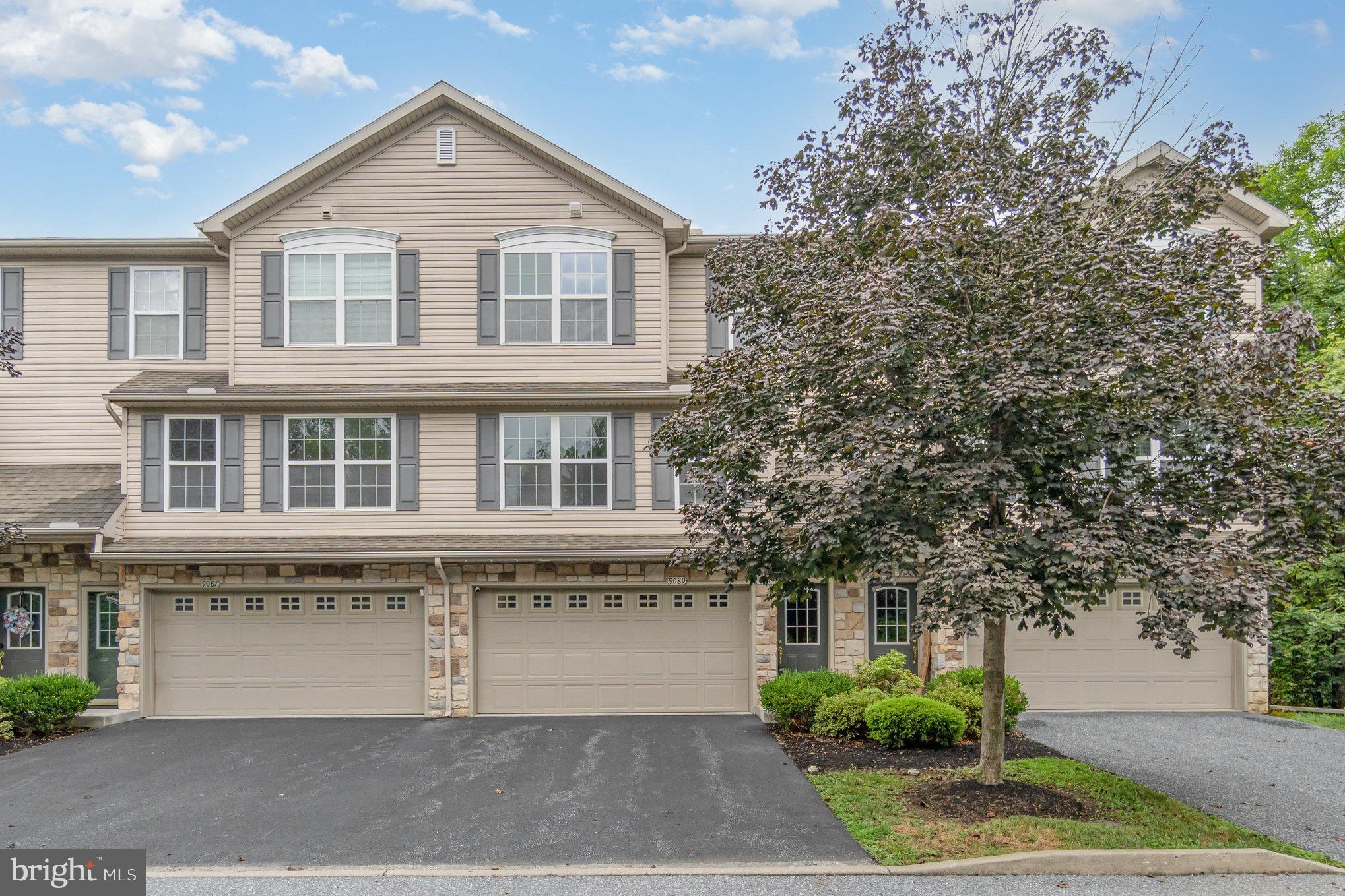 Welcome to this spacious 3-story townhome, ready for you to make it your own. Enjoy three full levels of living with a maintenance-free exterior, giving you more time to relax and unwind. The oversized garage is EV-ready and provides not only parking but plenty of extra storage space. Step out back and start your mornings with coffee on the deck while taking in the charming view. Inside, you’ll find 3 bedrooms and 2.5 bathrooms, offering all the space you need for comfortable living.
Conveniently located just minutes from Hershey Medical Center, this home is move-in ready and waiting for its next chapter—schedule your showing today before it’s gone!