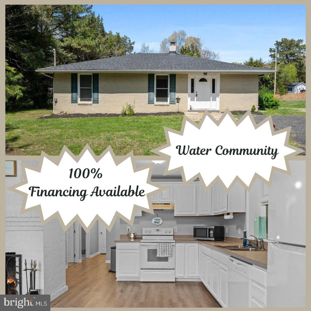 100% financing available!!!!!! Look no further!! Over 1,700 sq ft, 3 bedroom, 1 bath charming cottage is just what you are looking for! Explore serene living nestled in the Longview Beach community of Bushwood, MD. Arrive through the front entry to an open floor plan to include a modern kitchen, and living area with LVP flooring and brick surround fireplace. Kitchen is perfect for the chef of the family w/ ample countertop space, plenty of natural lighting, and smooth top stove. Three modestly sized bedrooms with a centrally located bathroom w/ LVP flooring. Escape through the kitchen to the enclosed porch area for entertainment, laundry and ample storage. This is the perfect space to make your own...endless possibilities await. Neighborhood amenities include a well maintained community fishing pier with a boat ramp and beach as well as basketball and tennis courts. Schedule your showing today!!!