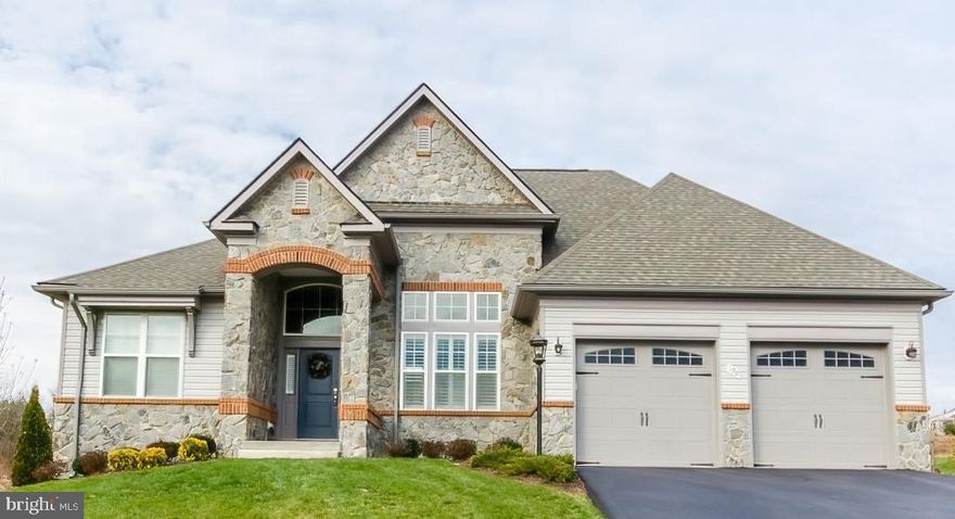 If you are looking for an absolutely gorgeous home to give as a present this time of year, look no further!! This house is two years young and it still feels brand new. Everybody falls in love with this stunning home located in the upscale Beallair community. Beallair is located in Jefferson County in the Eastern Panhandle of Wild & Wonderful West Virginia. The location is ideal for commuting to D.C., Maryland, Virginia, and even Pennsylvania. The shopping, restaurants, outdoor activities, historical parks, and wineries (that are literally 20min away) make this a perfect property and place to live, work and play. All of this AND it is just 1-1/4 hours to all of what Baltimore and Washington, D.C. have to offer. Inside you will see how grand this home feels the second you walk in the door! The high ceilings, extensive windows with shutters that go with the home, beautiful floors and high-end finishes make this house a home. You will find it is beautifully appointed with a light, airy and large open concept floor plan.  This property has a to-die-for gourmet kitchen (the backsplash tile!!!) that is perfect for a  legitimate chef or simply baking yummy cookies . There is a bright and sunny breakfast room, a grand living room, a large primary bedroom with a spacious walk in closet plus a luxury bath that has a large soaking tub and separate rain shower. There are three bedrooms and two baths on the main level with the primary suite on one side and the other two bedrooms on the other side of the living area for privacy. These two bedrooms share a bathroom.  Moving to the lower level, there is one bedroom with a proper egress window and full bath so your guests may have their own little oasis! The uh-mazing custom-made wet bar meshes SO well with the large open area that can accommodate an enormous big screen television, plenty of seating, a music area and more! The wet bar has plumbing, a small refrigerator and a beer tap! There is also a large workout area and plenty of storage in the unfinished square footage.  The community Home Owners Association fee of $200/month includes road maintenance/plowing, refuse pick up/recycling , lawn mowing, light landscaping and more! The community is also stating they will be building a pool in the not too distant future! Do not miss this opportunity to live where metropolitan style meets some of our nation's most monumental rural history!!