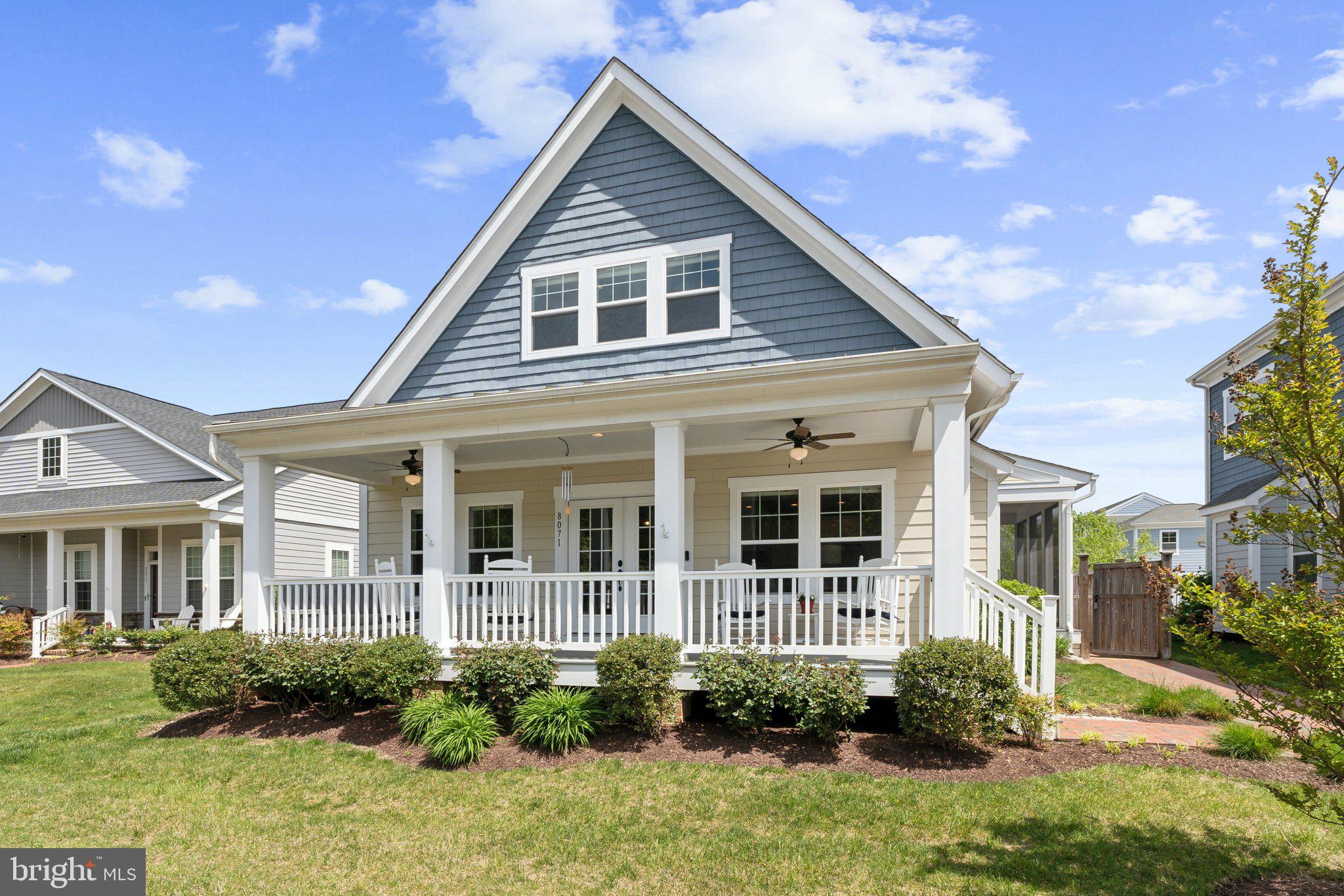 Welcome home, where coastal elegance meets modern convenience! This stunning property boasts unobstructed westerly views, allowing you to bask in the breathtaking hues of sunset from both the great room and the inviting covered front porch. As you step through the grand entry with double glass doors, you will be greeted by soaring ceilings and rich wood floors that enhance the open concept design. The massive kitchen island is a chefs paradise, featuring double ovens, a built-in microwave, a gas cooktop, all stainless steel appliances, framed by crisp white cabinets and elegant countertops. Every nook has been thoughtfully utilized, from custom blinds to California closet systems, ensuring ample storage and organization. Picture yourself waking in the serene primary suite, conveniently located on the main level at the rear of the home, where you can relish the gentle morning sunlight streaming through the windows.
Upstairs, discover two spacious bedrooms, a versatile loft or second family room, and a full bath, providing privacy and comfort for owners or guests. A convenient powder room on the main level adds to the home's functionality. The exterior is just as impressive, with a Montgomery irrigation system keeping your front lawn green and backyard lush. Enjoy the charm of the brick walkway and patio, perfect for entertaining or quiet evenings. This property also features a breezeway leading to a back load garage and an upper finished area over the garage offering flexible space for all your needs—be it a home office, gym, or playroom. With a convenient and nicely appointed full bathroom, this additional finished space is well suited for expanded living quarters. Located in desirable Easton Village, you will have access to unparalleled community amenities, and enjoy the convenience of nearby shopping, dining, and easy day trips to your favorite destinations by boat or car.
This is more than just a home; its a lifestyle waiting for you to embrace. Do not miss the opportunity to make this coastal haven your own!