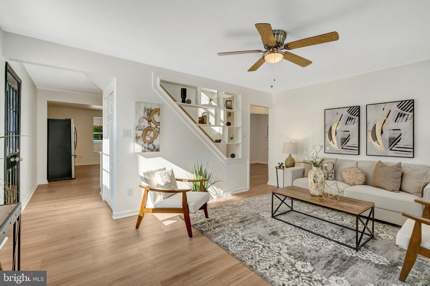 Now Under $600k, ***Seller Concessions available to help with closing costs or rate buy down...***1873 sq feet! 4 bedroom, 3 full bath Detached home! Move-in READY! Spacious Lot   Renovated home; New Baths, New Kitchen and New Appliances 
 Welcome to this beautifully remodeled two-story single-family home.  Step onto the inviting front porch, the perfect spot to enjoy morning coffee, unwind in the evenings, or greet neighbors as they pass by. The porch features composite decking, offering the beauty of wood without the upkeep.  Enter through the front door into the spacious light and bright living area.  You'll find 2 bedrooms on the main level, along with 2 full bathrooms, thoughtfully renovated with modern finishes.  At the center of the home is a brand-new kitchen showcasing new cabinetry, new Frigidaire SS appliances, quartz countertops, subway tile backsplash and an improved layout designed for everyday functionality.  You'll also find the laundry area (front load washer and dryer) on the main level.  The upper level features a comfortable retreat; primary suite complete with a dressing area, and quaint window seat.  You'll find a reading nook and additional storage to keep things organized.  A secondary spacious bedroom with sitting area creates the perfect spot to unwind with a book, work from home, or enjoy a quiet moment.
Enjoy outdoor living, alfresco dining and entertaining on a beautiful hardscape patio, and a large backyard enclosed by new black chain-link fencing. The property also offers the convenience of driveway parking and space for multiple cars. 
Located just minutes from major commuter routes, shopping, the community center, water park, public library, and VRE, this home offers comfort, style, and an unbeatable location.  This is THE ONE you've been waiting for! (Shed As-is)