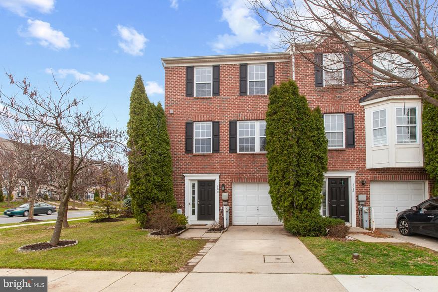 Welcome to this fabulously freshened up, 3-level end unit townhome in the beautiful and sought after Miramar Landing Community. Take advantage of this gorgeous, beginning of block, brick front, 3 level, 3-bedroom, 2 full baths and 2 half baths and make an offer.  The first floor has an extra room that can be used for recreation or converted to a 4th bedroom.  The first floor (or level) also features a laundry room, utility room, half bath, 1-car garage.  The second level features a large country kitchen with an island, dining and living room, and a second half bath. Second level features 3 bedrooms and 2 full baths, which includes a master bedroom. The house was recently freshened up with new granite countertop, new carpet, new light fixtures, home freshly painted throughout. There is also a large deck on the second floor for outdoor living as well as a fenced backyard for privacy and outdoor living.  The home is in a prime location with walking distance to Elementary and Middle schools. Completely turnkey!  Just settle and move in! This is a must see.  Schedule your showing now.  All offers will be reviewed.