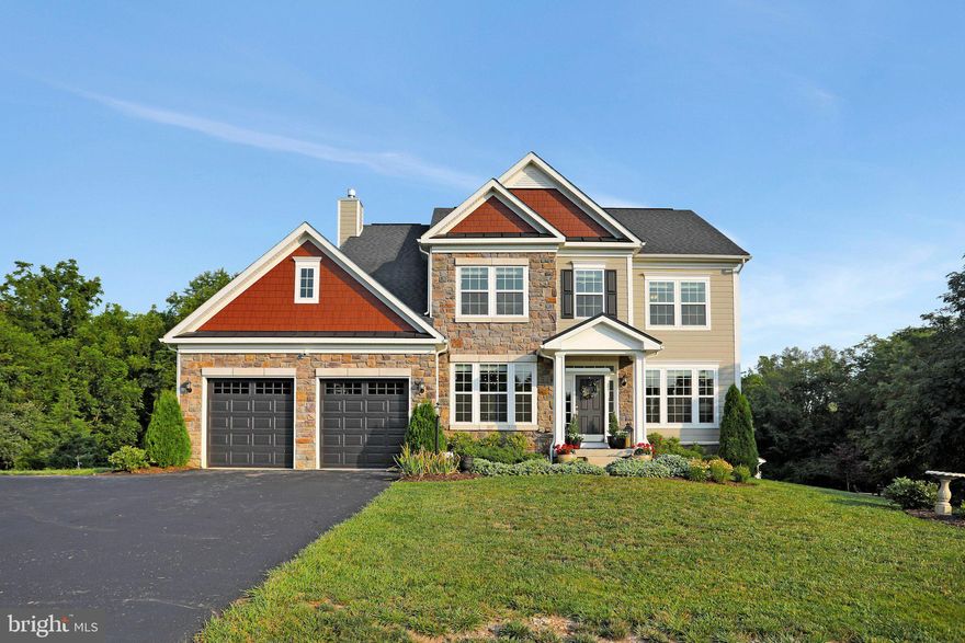 Stunning colonial just outside historic downtown Shepherdstown with brand new, fenced in gunite saltwater pool, firepit, trex deck, storage shed, and fenced in garden area. Hardiplank siding on both the home and the shed (which also has electric). No through traffic as this is cul-de-sac street and the home is surrounded by trees that lend privacy. Inside, you'll find hardwood on the first and second floors, central vacuum, and a beautiful kitchen with 5-burner gas stove, granite counters, stainless appliances, and reverse osmosis water treatment system. You can work from home in the main level office--Comcast Xfinity internet is available! Upstairs, there is a primary suite with enormous walk-in closet, another bedroom with ensuite bathroom (perfect for guests!), and two more bedrooms and full bath. Also on the second floor is the laundry room with a sink.  The finished basement is complete with a bedroom and full bath and has walkup stairs to the patio and pool. Schedule your showing today!