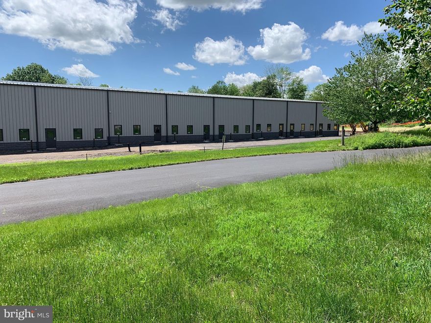 PROPERTY OVERVIEW
New Construction Industrial Warehouse available immediately! Space from 2,500 SF to 30,000 SF with 26 FT clear ceiling heights! Property protected with security system.
12 Drive in doors, propane heat, LED lighting. Located in New Britain Pa. with easy access to Routes 202, 611 & 309!