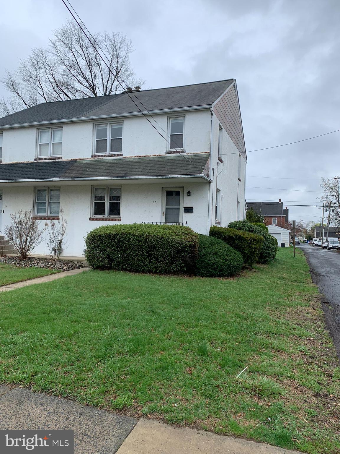 Great Twin Home in Lansdale Borough that has been family owned since 1954 when it was built. Large LR with Split unit for AC/Heat, Hardwood floors under wall to wall carpet. Eat in Kitchen with Gas Range & Oven, Stainless Steel sink, Formica backsplash. Formal Dining Room with Hardwood floors with carpet on top. First floor Powder room. Second floor consist of Ceramic Tile Bath with tub & shower. Large 15 X 10 primary Bedroom with Ceiling fan w/lights, & Hardwood floors. 2nd Bedroom 12 X 12 with Hardwood floors & ceiling fan w/ lights. 3rd Bedroom 12 X 10 with Hardwood floors & ceiling fan w/ lights. Full basement with Gas Hot water Baseboard heat. Gas hot water heater new in 2021. Washer Dryer Hookup in Basement. Washer is included in as is condition. Great in town Location; 3 blocks from downtown shopping district and 4 Blocks from Community Pool and Park. Thanks for Showing.