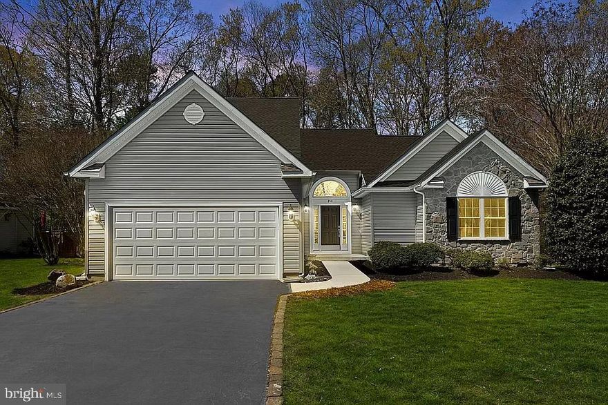 Large rebuilt home with 3-4 bedrooms and 2.5 bathrooms. New everything, windows, doors, siding, kitchen bathrooms, floors, paint. etc. Better than new because there was no wait. Easy drive to shopping, restaurants, Rt 50, the waterfront etc.