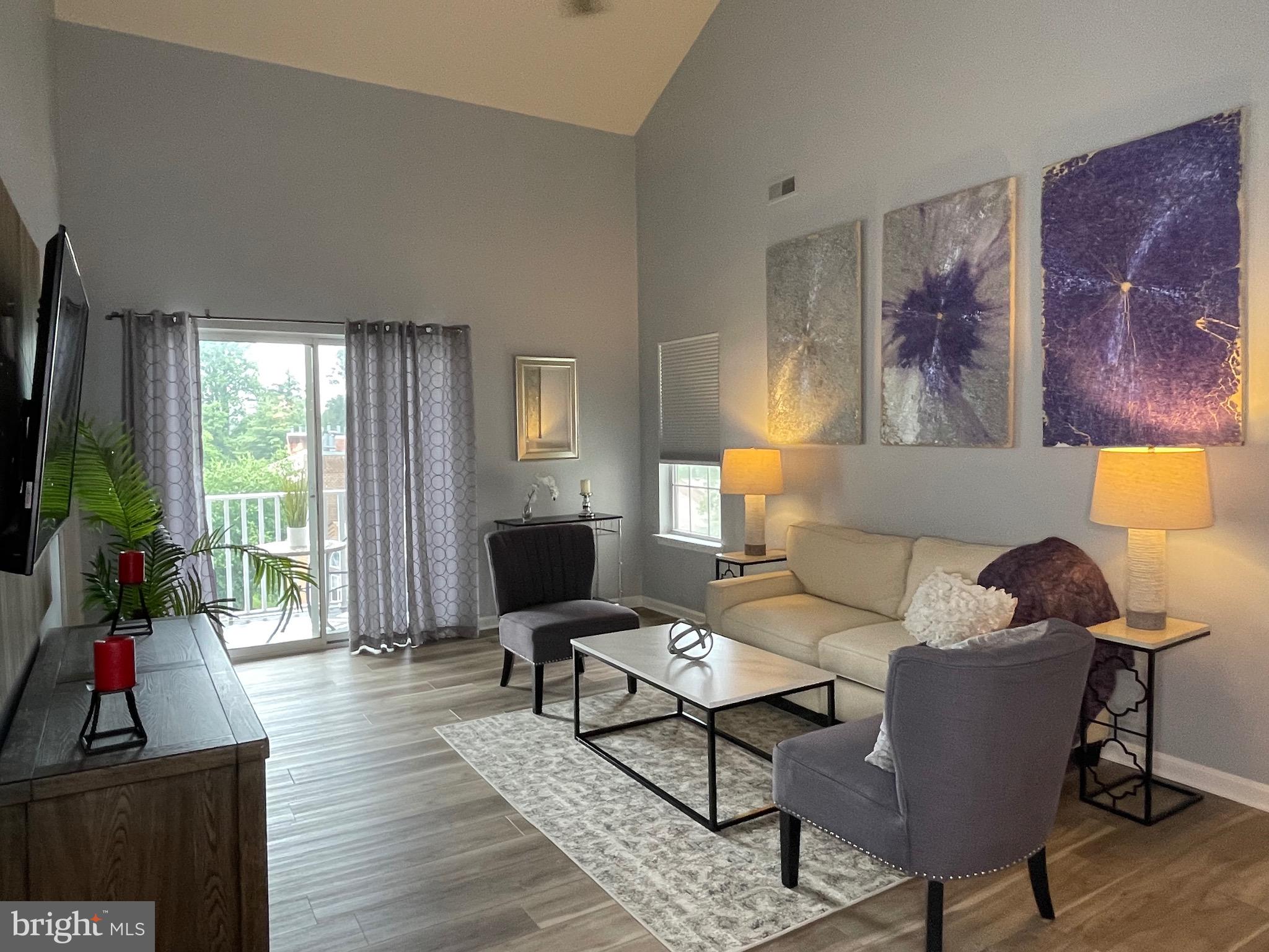 JUST LISTED.. RARE PENTHOUSE OPPORTUNITY AT FALLS GABLE CONDOMINIUMS. This coveted 2-level top floor condominium is a true SHOW STOPPER! Own one of the most desirable units in this prestigious community. Rarely available, this spectacular 2-story residence offers 1,442 square feet of sophisticated living space in an unparalleled prime location within the community. 2 spacious bedrooms plus a versatile top-floor studio. 2 full baths with premium finishes. Light filled, open concept design throughout. Soaring ceilings that enhance the sense of space. Top floor studio perfect as a third bedroom, home office, or creative space...perfect for those who work from home or need dedicated space for hobbies. Enjoy the PANORAMIC SKY VIEW from the balcony . Contact your agent immediately. Properties like this don't last long! RESERVED PARKING SPACE #165.
