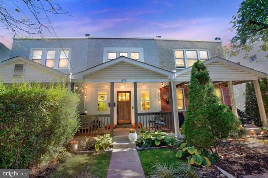 Here is your chance to live in the heart of “Everyone’s Hometown” in this absolutely adorable 2-bedroom, 1.5-bath home! Welcome to 419 N Olive St! Situated in a prime, walkable location, you're first greeted by a lovely front porch that invites you to pause, and invite you into this charming home. Step inside to find 9-FOOT ceilings, gleaming hardwood floors, and sun-drenched spaces which create an open, welcoming atmosphere. 
The open floor plan flows from the cozy LIVING ROOM, featuring exposed brick accents right into a lovely DINING AREA. The gourmet kitchen is sophisticated and thoughtfully designed, featuring CUSTOM WHITE CABINETRY, granite countertops, designer backsplash, reclaimed wood shelving, and stainless-steel appliances. This is a space where cooking becomes pure joy! The FIRST-FLOOR POWDER ROOM enhances the overall comfort and convenience of the home. From the kitchen, head out into the amazing private backyard oasis, featuring trex decking, a patio space, and a wonderful sitting area with a fire pit. This is a magical spot for your morning coffee or just refreshing, for your summer evenings, or even just hanging out at night, and starlit entertaining.
Upstairs, you'll find two spacious bedrooms and a beautifully renovated full bath. There is also a versatile landing area that is perfect for a home office, reading nook, or creative space. The expansive unfinished basement offers ample storage and your dedicated laundry area. This home has been thoughtfully maintained with every detail in mind. LOCATION: Absolutely unbeatable! Just steps from downtown Media’s vibrant lifestyle, you can dine at the beloved ARIANO for Italian, or stop into BRICK and BREW for a nice elevated pub scene (and an amazing espresso martini!). Have the perfect cup of coffee at CAPESPHERE or BURLAP & BEAN ROASTERY. Enjoy craft brews at STERLING PIG BREWERY, and go catch a show at the historic MEDIA THEATRE! Outdoor enthusiasts will delight in nearby RIDLEY CREEK STATE PARK and LINVILLA ORCHARDS, perfect for leisurely weekends and outdoor adventures.
With convenient access to the TRAIN AND TROLLEY, the award-winning ROSE TREE MEDIA SCHOOL DISTRICT, year-round community events like DINING UNDER THE STARS and the BLUES STROLL, this turnkey home offers a rare opportunity to live in one of the region’s most desirable, charming, and lively neighborhoods. Don't miss your chance to make this well loved, charming home your own.