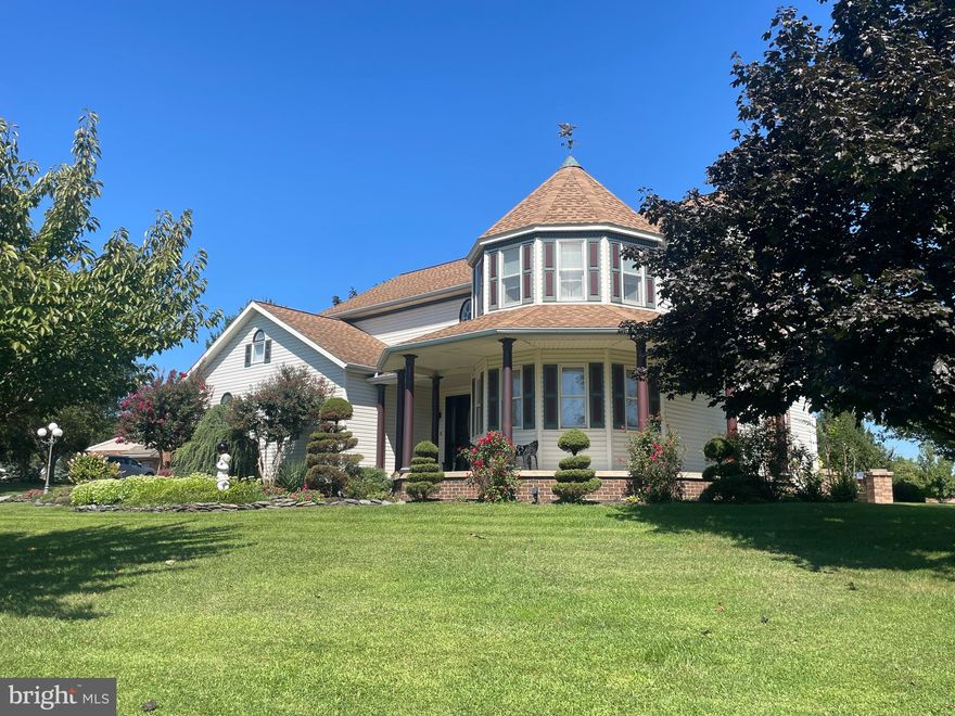 Fantastic multi-use property ideal for a business owner who desires to live & work on the same property but maintain separation of the two.  
The retail/commercial building, currently home to Pearl's Upholstery, consists of 2,790 square feet with a newer roof, central A/C, oil heat, and separate well. The building is surrounded by ample parking and contains a garage which is accessible from the side and rear. Overhead door sizes: 7’7’’x7’ and 10x6’6’’.
There is an additional 4-bay garage directly behind the retail building that is ideal for a car enthusiast, or someone seeking additional workshop space. Overhead doors sizes: 9x7 (2), 10x12 (1), 8x10 (1) and 6x7 (1).
The house is a four bed, three bath custom-built two-story Colonial home with a finished basement and oversized two car garage. The first floor consists of a traditional family room with cathedral ceilings and gas fireplace, as well as a full bathroom, formal dining room, and formal living room, which could be converted to a first-floor bedroom. In addition, there is a laundry room just off the beautiful kitchen boasting granite countertops and heated tile floor. The second floor includes a large master bedroom with master bath plus an additional three bedrooms and hall bathroom. The finished basement is comprised of tile flooring, a tin ceiling, and is the perfect recreational area with bonus storage space.