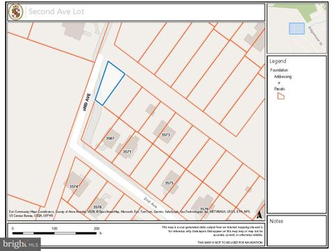 Vacant Land For Sale - LOT 330 Second Avenue<br/> EDGEWATER, MD 21037