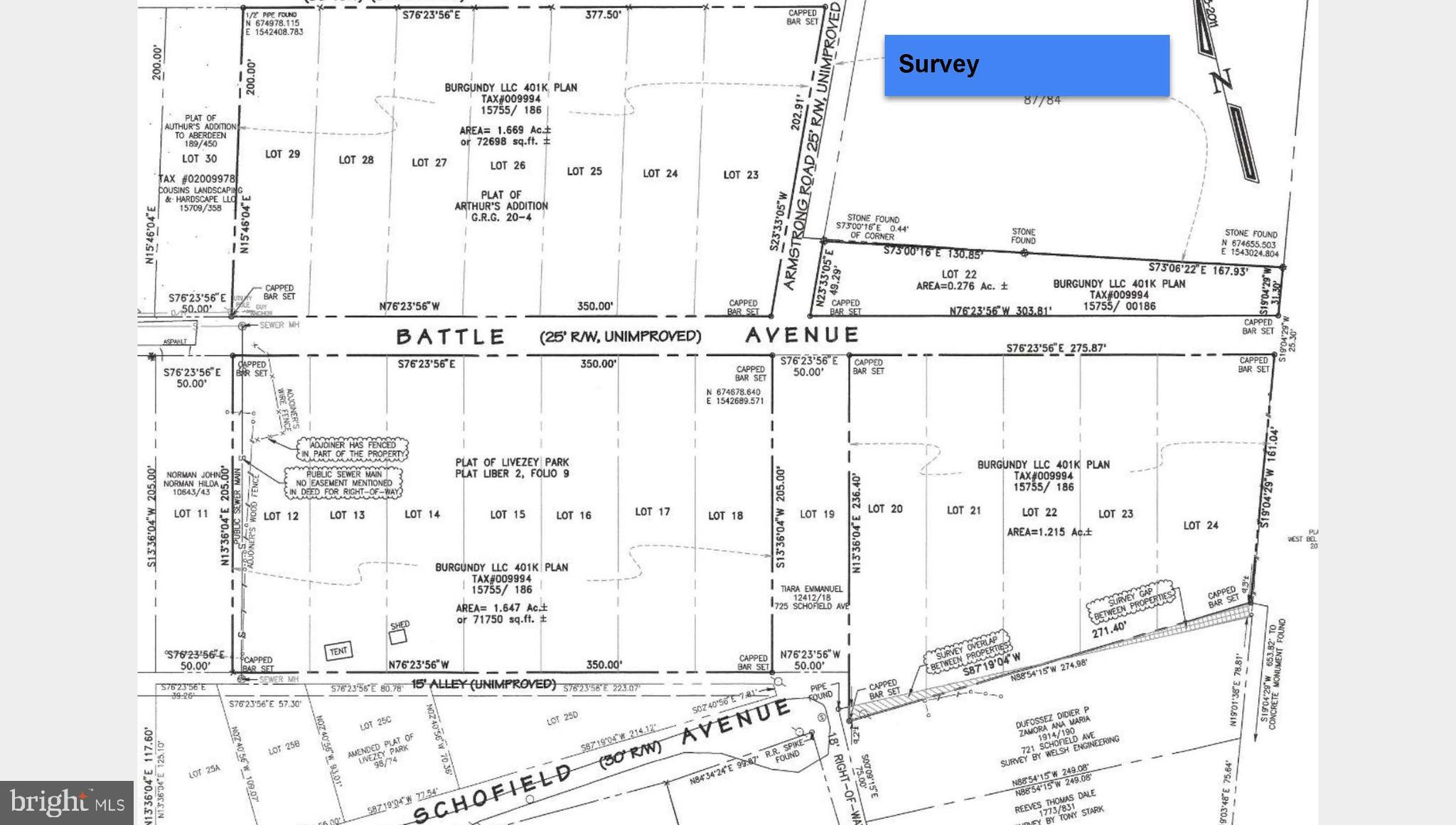 Fantastic opportunity for an investor or builder to obtain Lots 12 thru 28 with public water & sewer hookups available. or build one house and have privacy. A small community you could build in Aberdeen close to shopping, schools, churches and all arteries of travel. Get your floor plans in order and start building. Being sold in its entirety. Negotiated seller financing may be available to a qualified buyer with sufficient down payment.