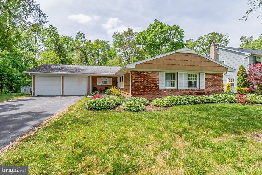 Experience single level living in the heart of Joppa. Step inside to discover the main living space flooded with natural light. This large open space is anchored by a handsome wood burning fireplace that creates a warm and inviting ambiance.  Currently configured as a family room, dining room, and office area, this open living area offers the flexibility for you to  create a living space that is tailor-made for your lifestyle. The open floor plan seamlessly connects to the kitchen, which features stainless steel appliances, granite countertops, and plenty of counter space and storage. Immediately off of the kitchen, you will find a large laundry room and a sunroom that extends your living space and is perfect for enjoying your morning coffee. Retreating to the bedrooms, you will discover a generously sized primary bedroom with ensuite bath, two additional bedrooms, and a hall bath. Moving outside, a backyard oasis with inground pool awaits. Enjoy summer days lounging by the pool or entertaining friends and family.  This home backs to a wooded area, which enhances its appeal to both nature lovers and to those seeking tranquility in a suburban setting.  And to top it all off, this property is conveniently located in close proximity to local parks (including the soon-to-come 129 acre Foster Branch Park), restaurants, shopping, and more! **A Home Warranty is being offered on this home.**